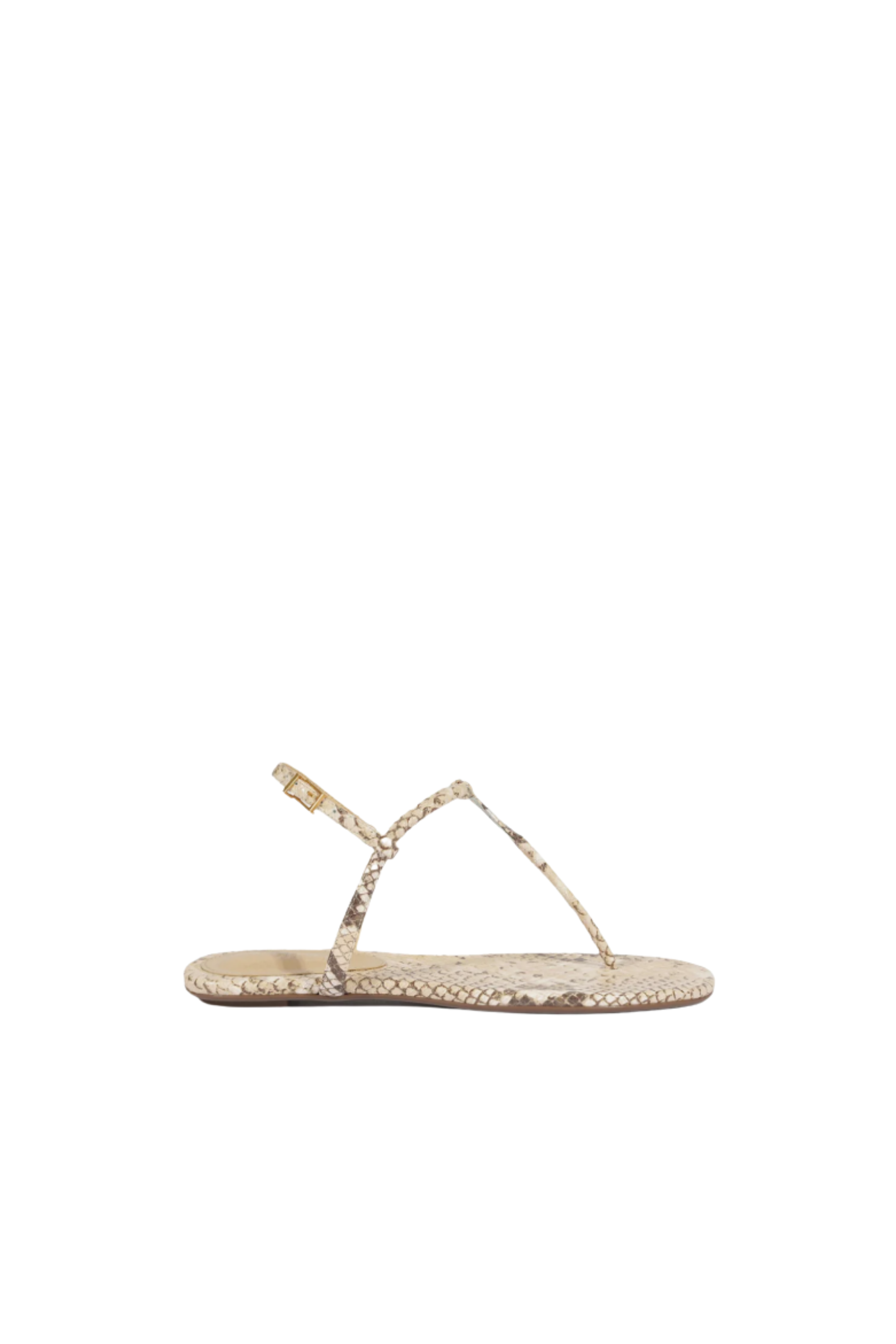 Schutz Elsha Sandal Beige Snake