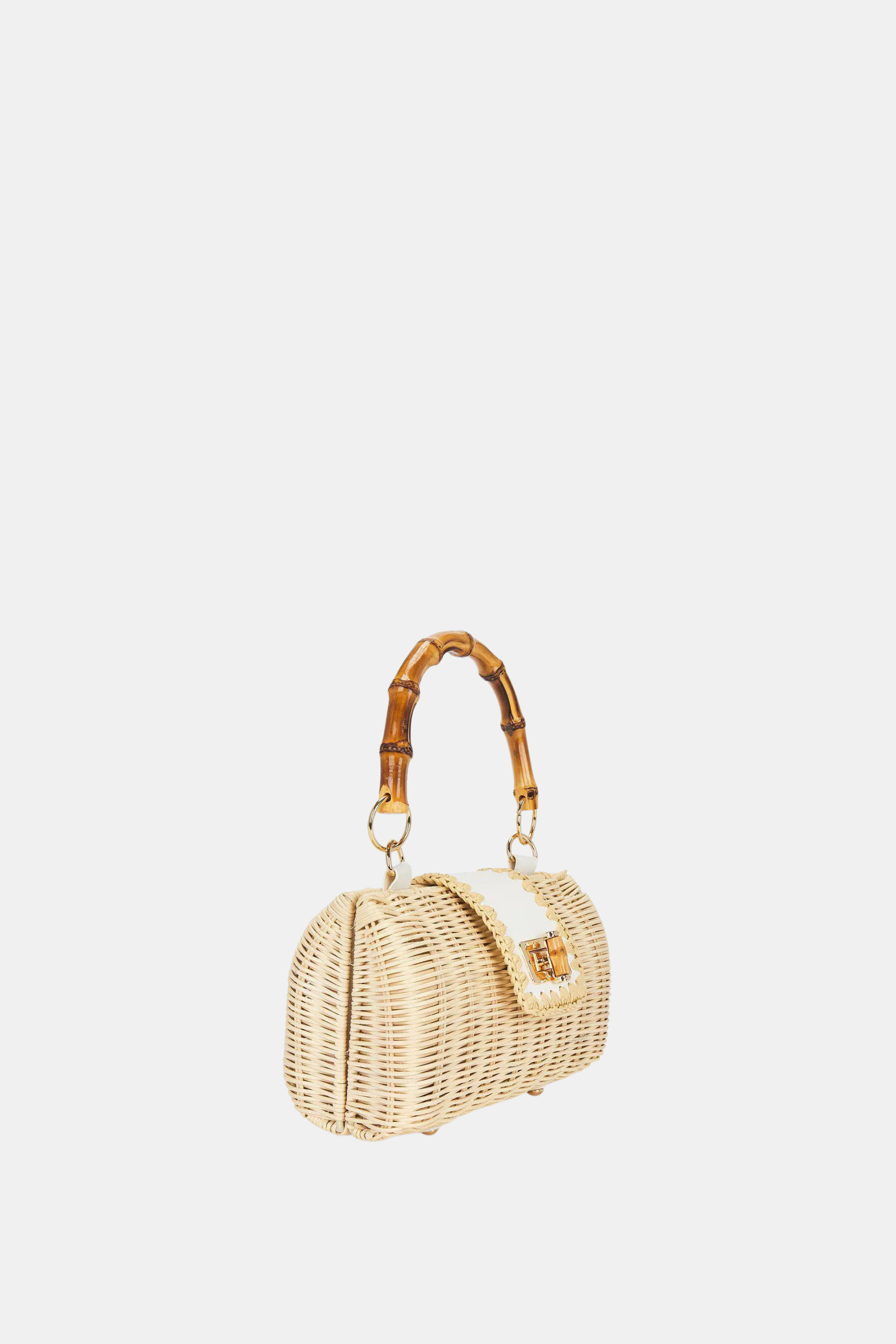 BTB Mason Bamboo Handle Bag