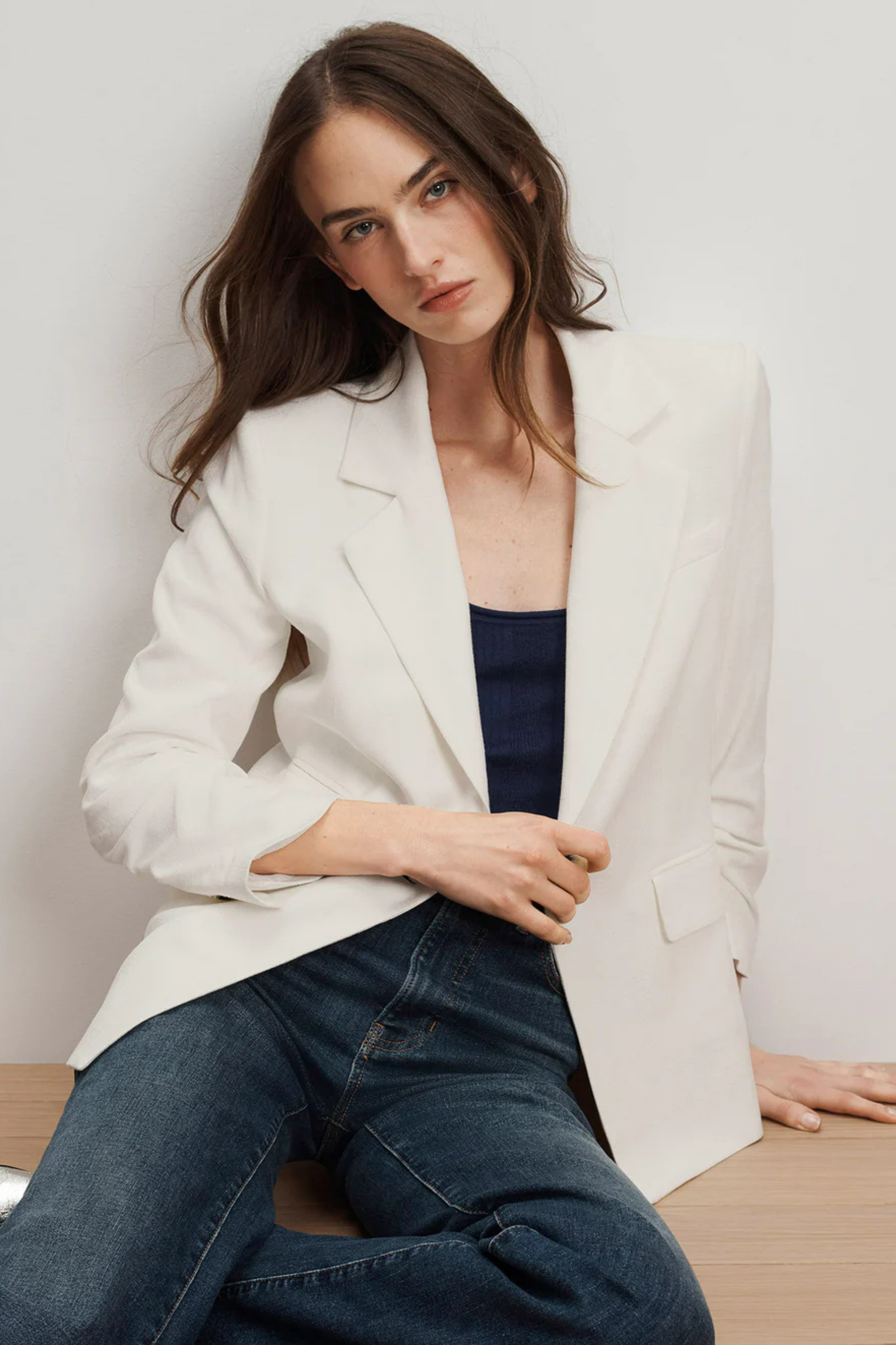 Veronica Beard Ivory Battista Jacket
