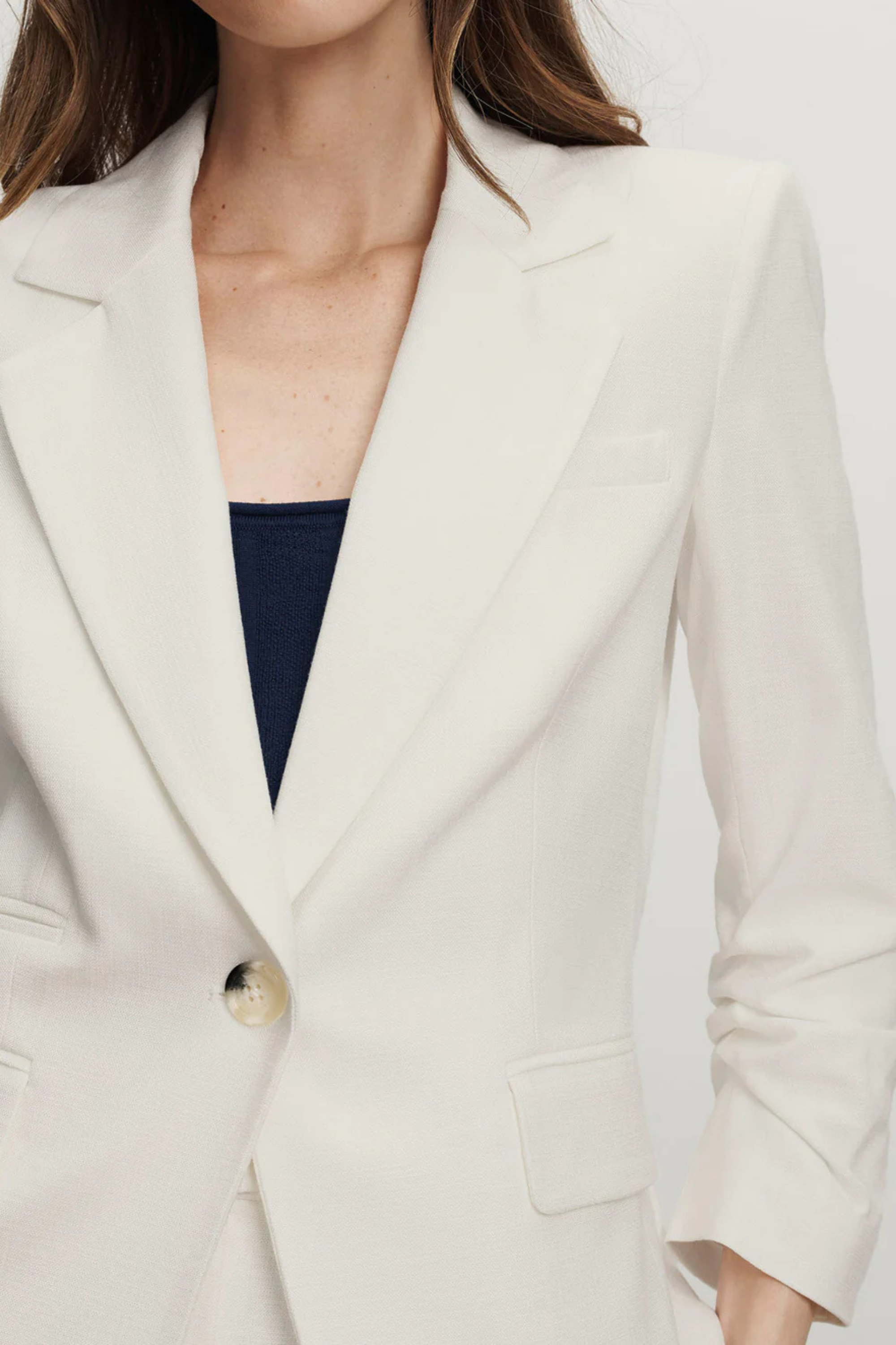 Veronica Beard Ivory Battista Jacket