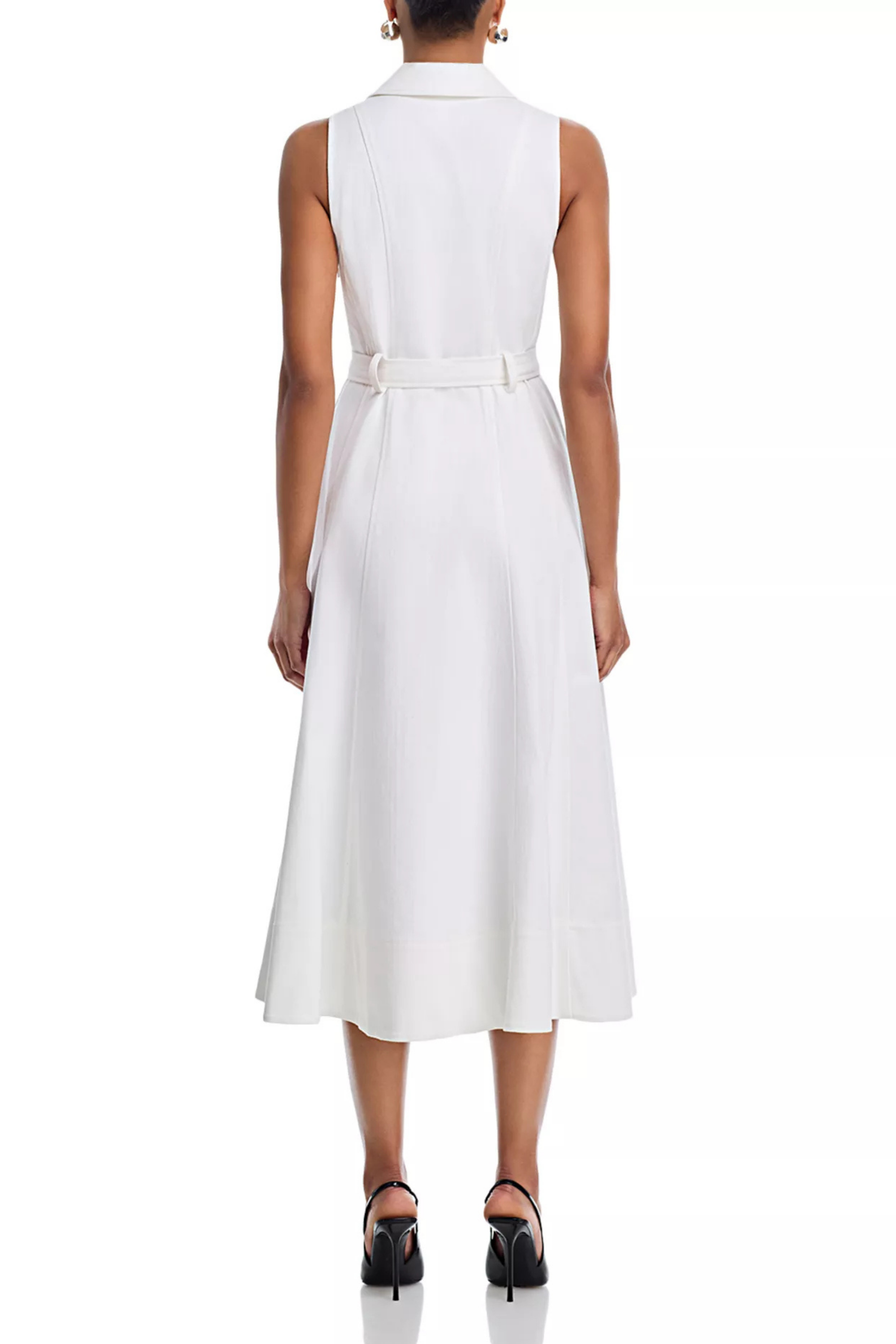 Cinq a Sept White Denim Lenessa Dress