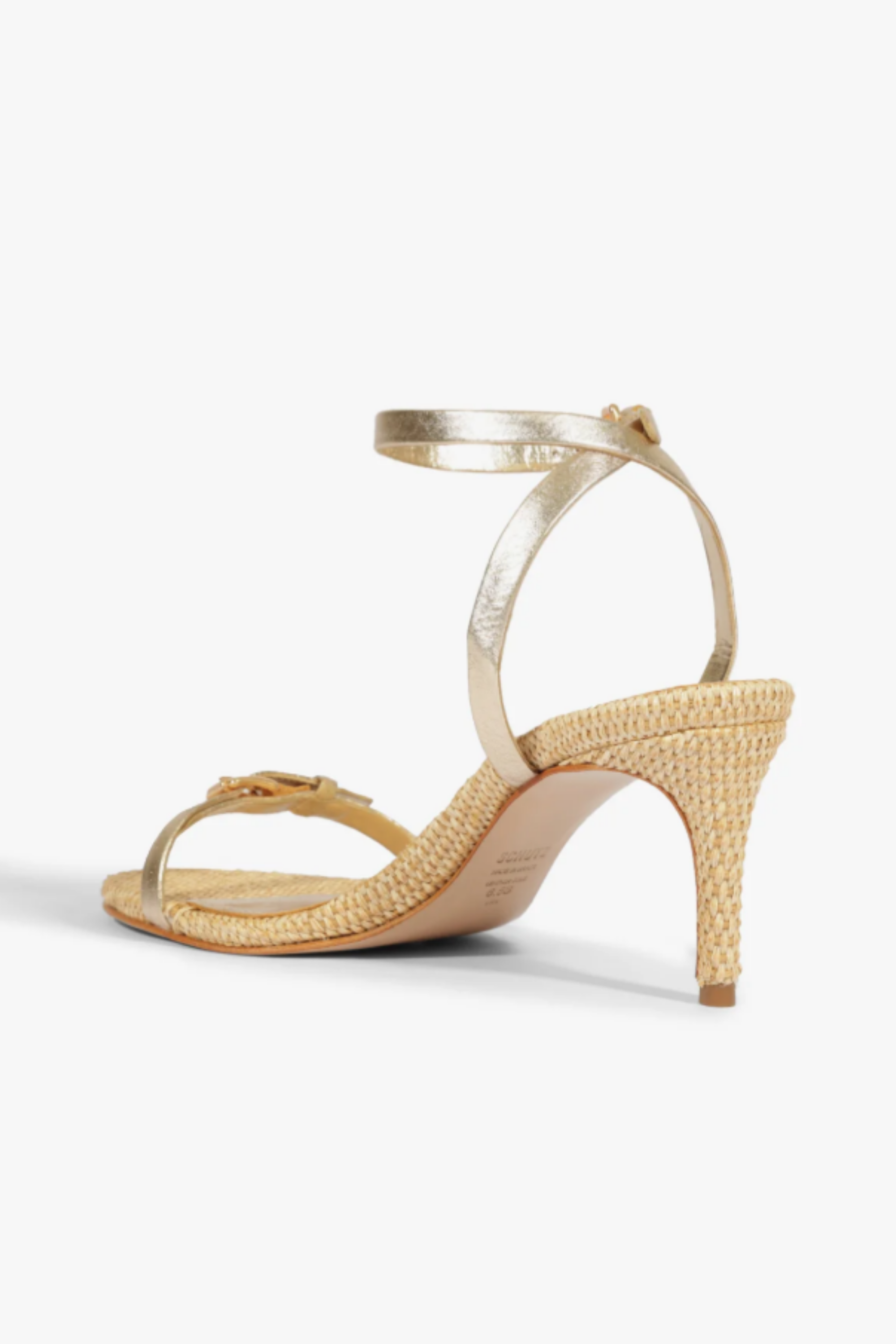 Schutz Aurora Mid Heel Platina