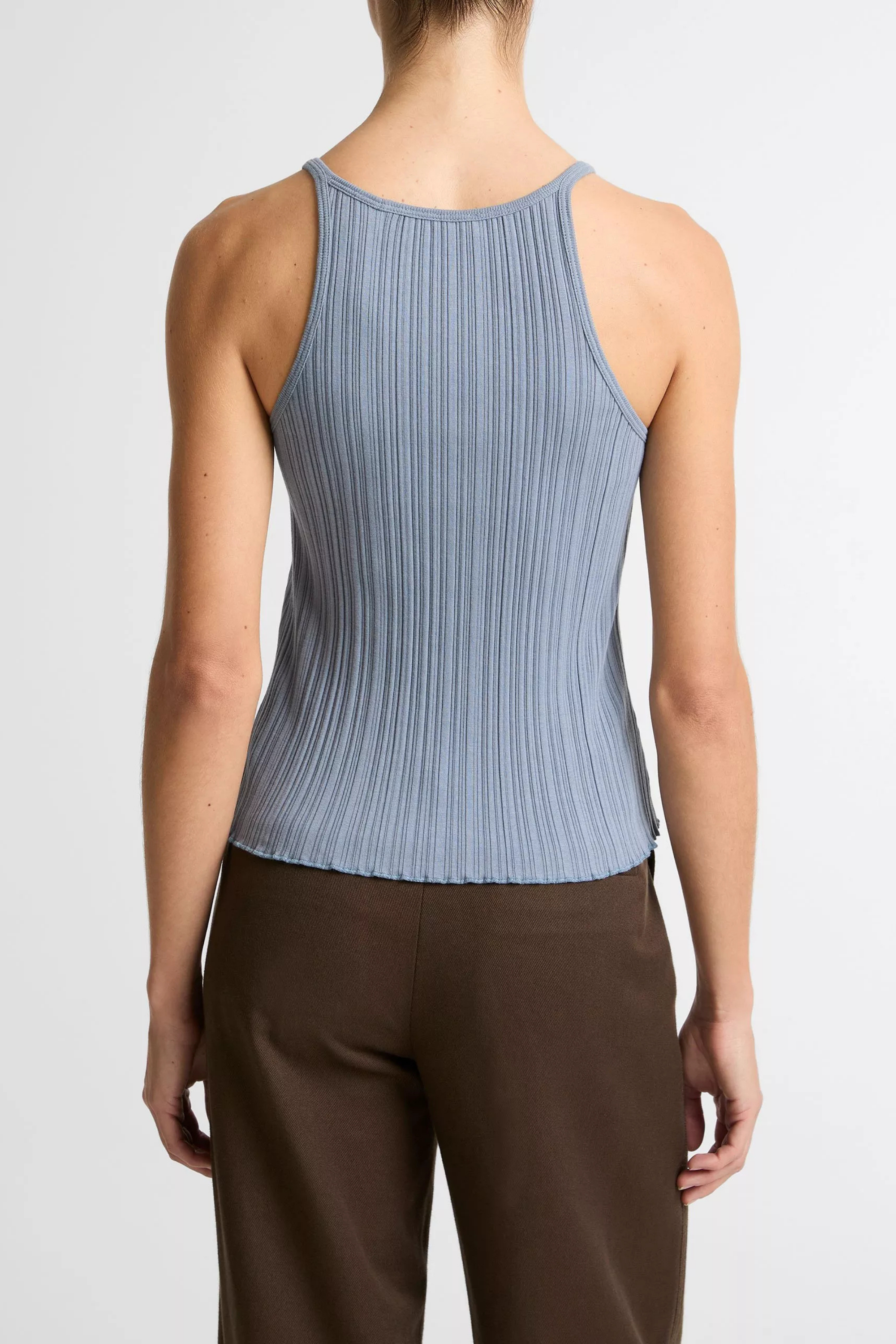 Vince Variegated Rib Tank