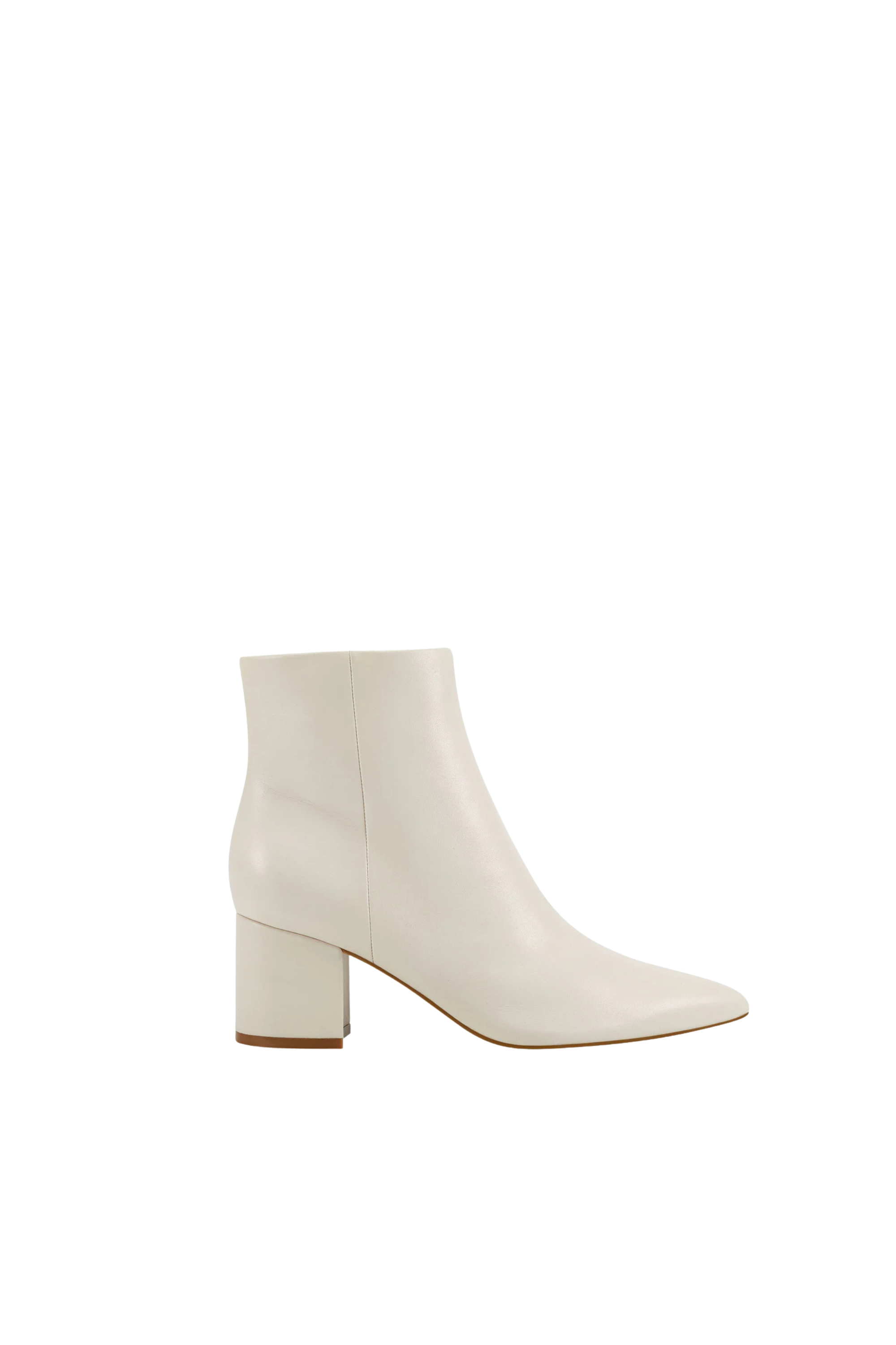 Marc Fisher Jarli Mid Heel Bootie Ivory