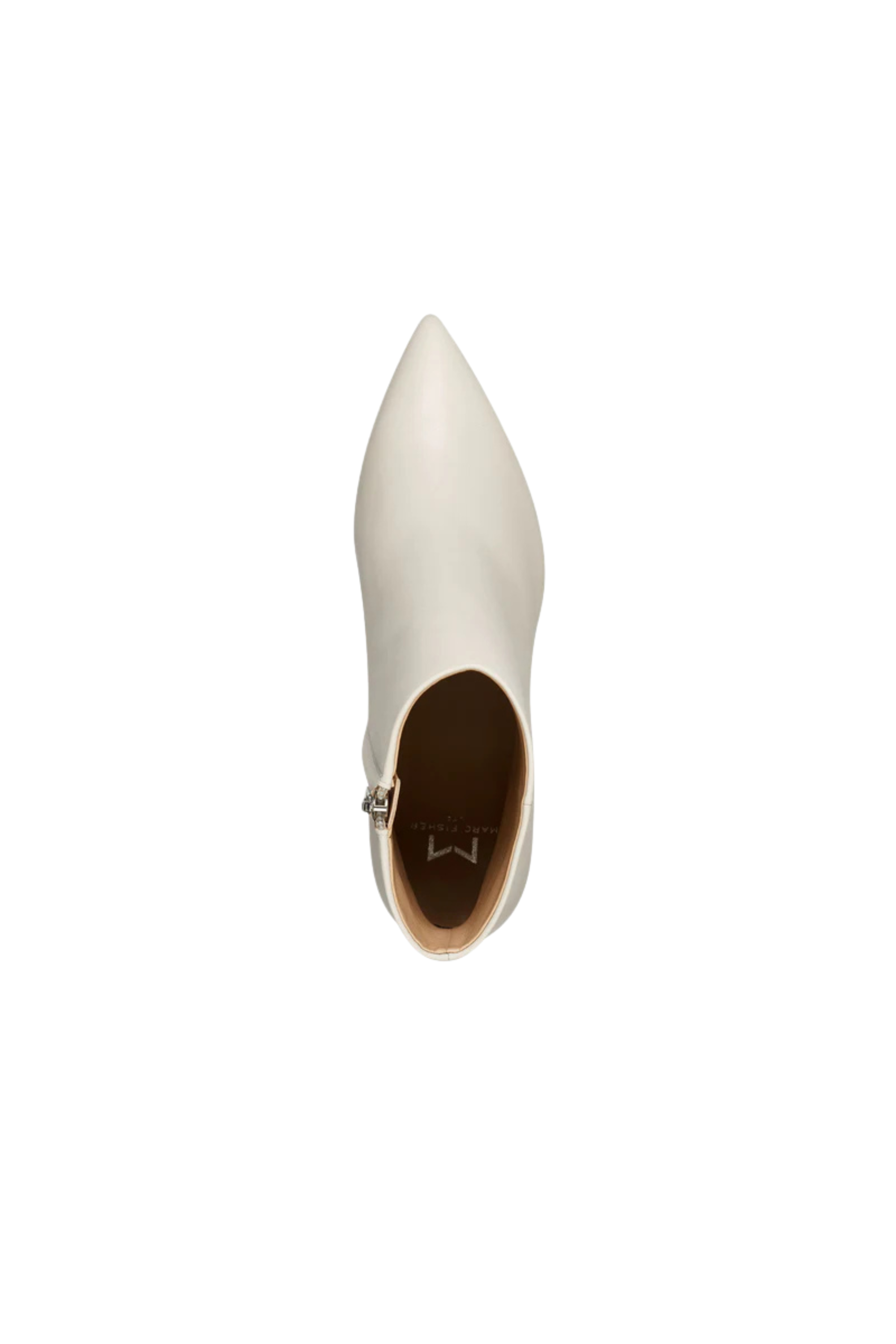 Marc Fisher Jarli Mid Heel Bootie Ivory