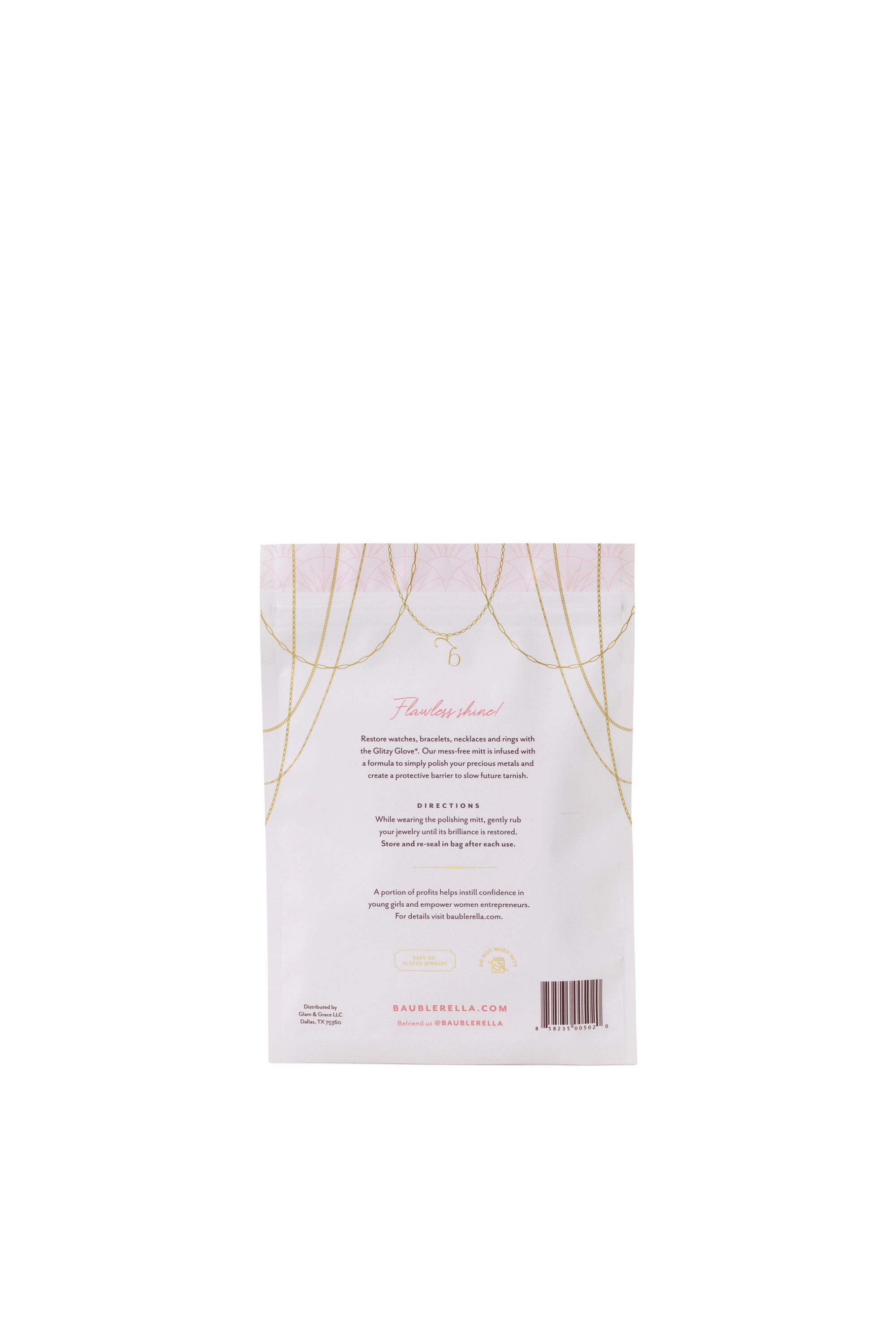 Baublerella Glitzy Glove Jewelry Polishing Mitt