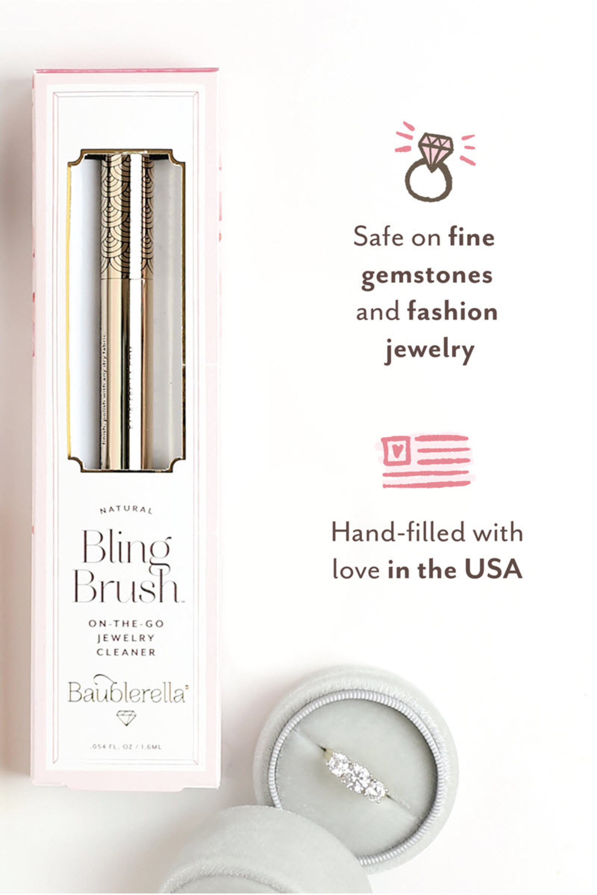 Baublerella Bling brush Jewelry Cleaner