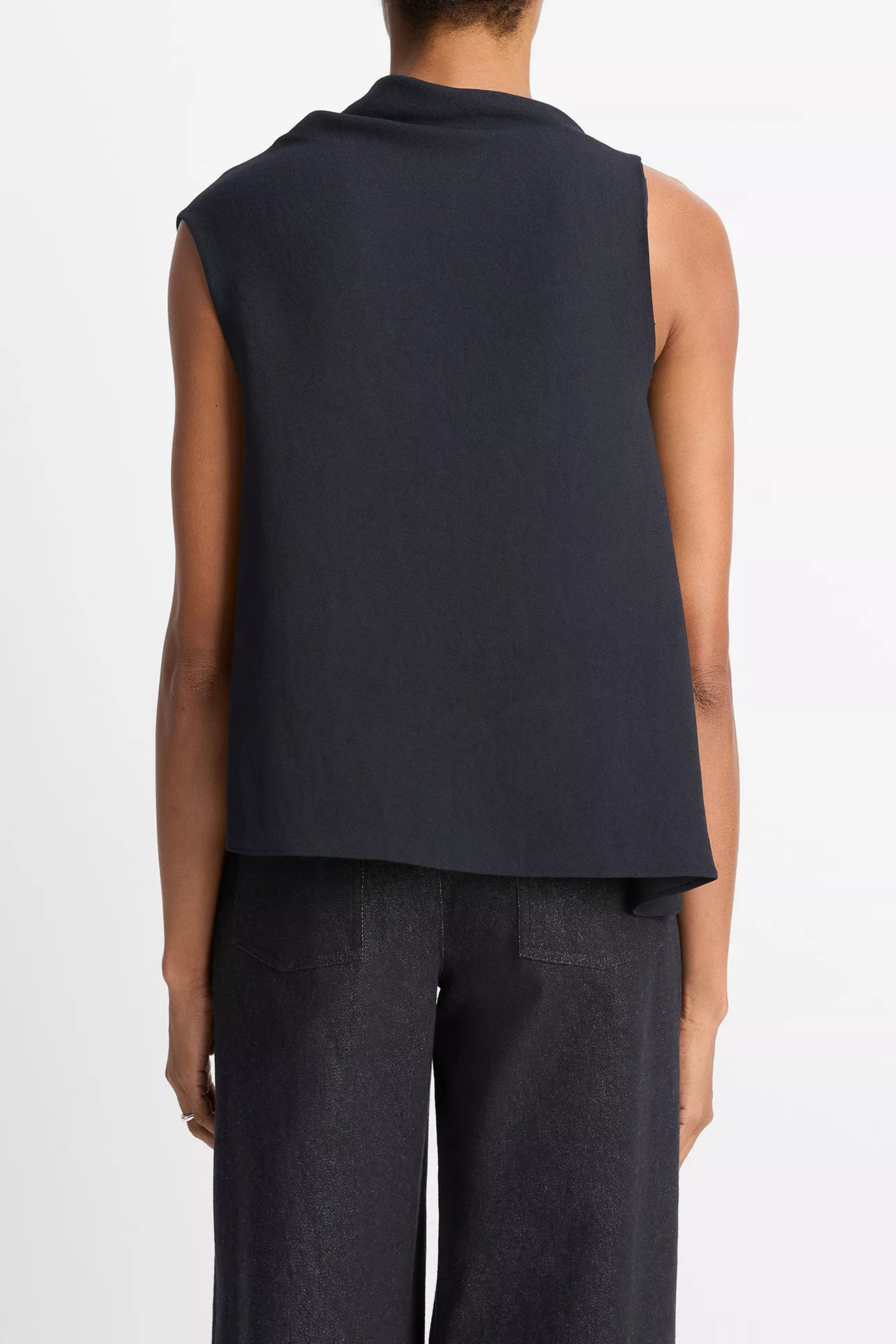 Vince A-Line Asymmetrical Draped Top