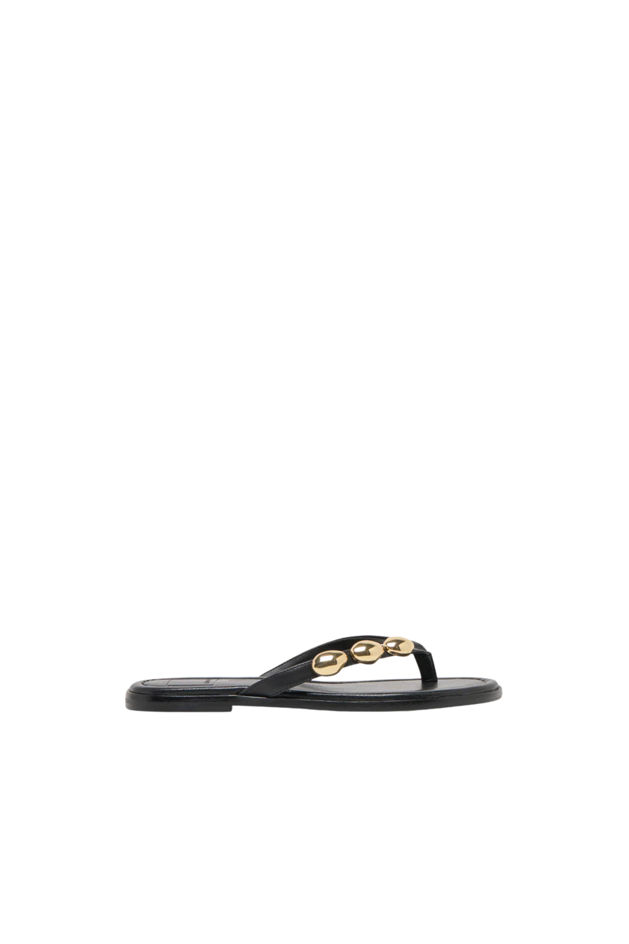 Dolce Vita Juny Black Leather Sandal