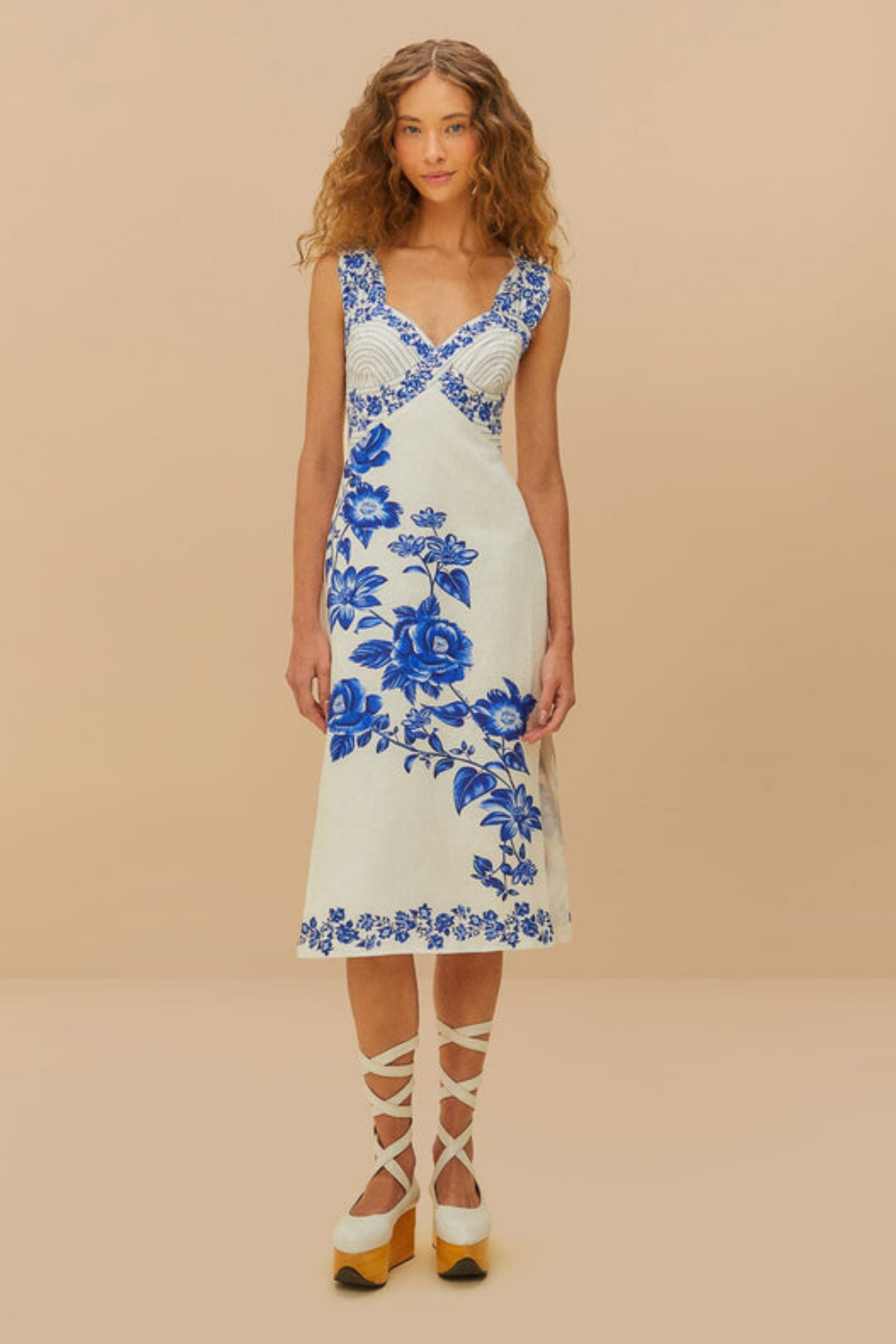 Farm Rio Floral Midi