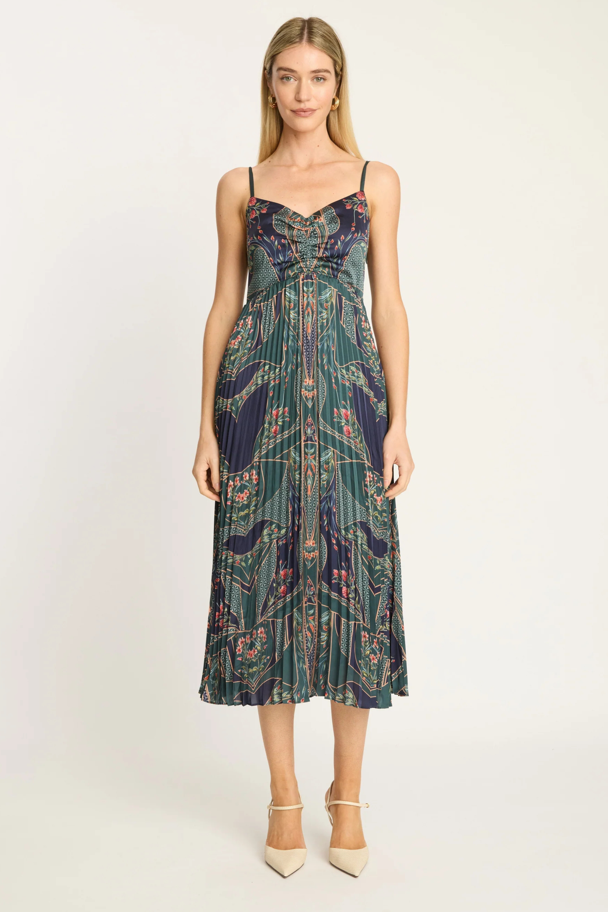 Caballero Donna Dress in Patchwork Flower
