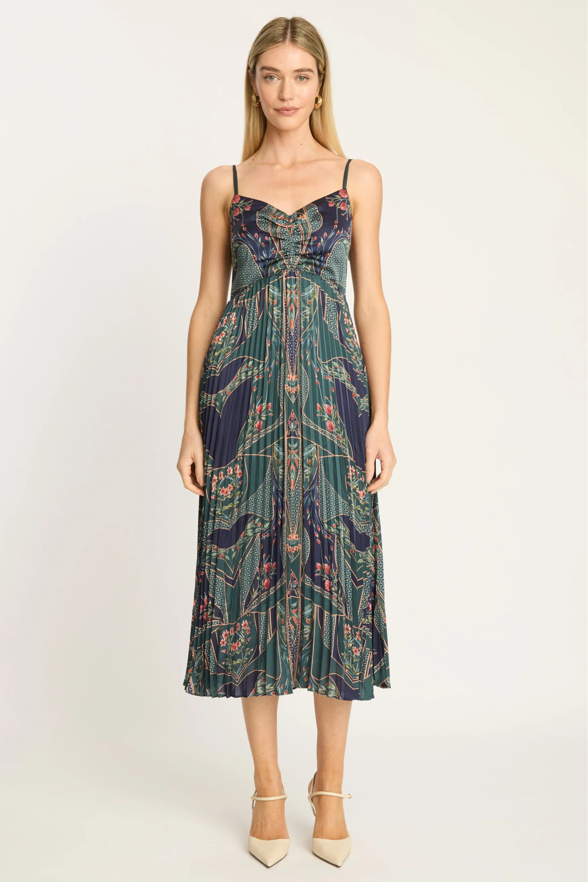 Caballero Donna Dress in Patchwork Flower
