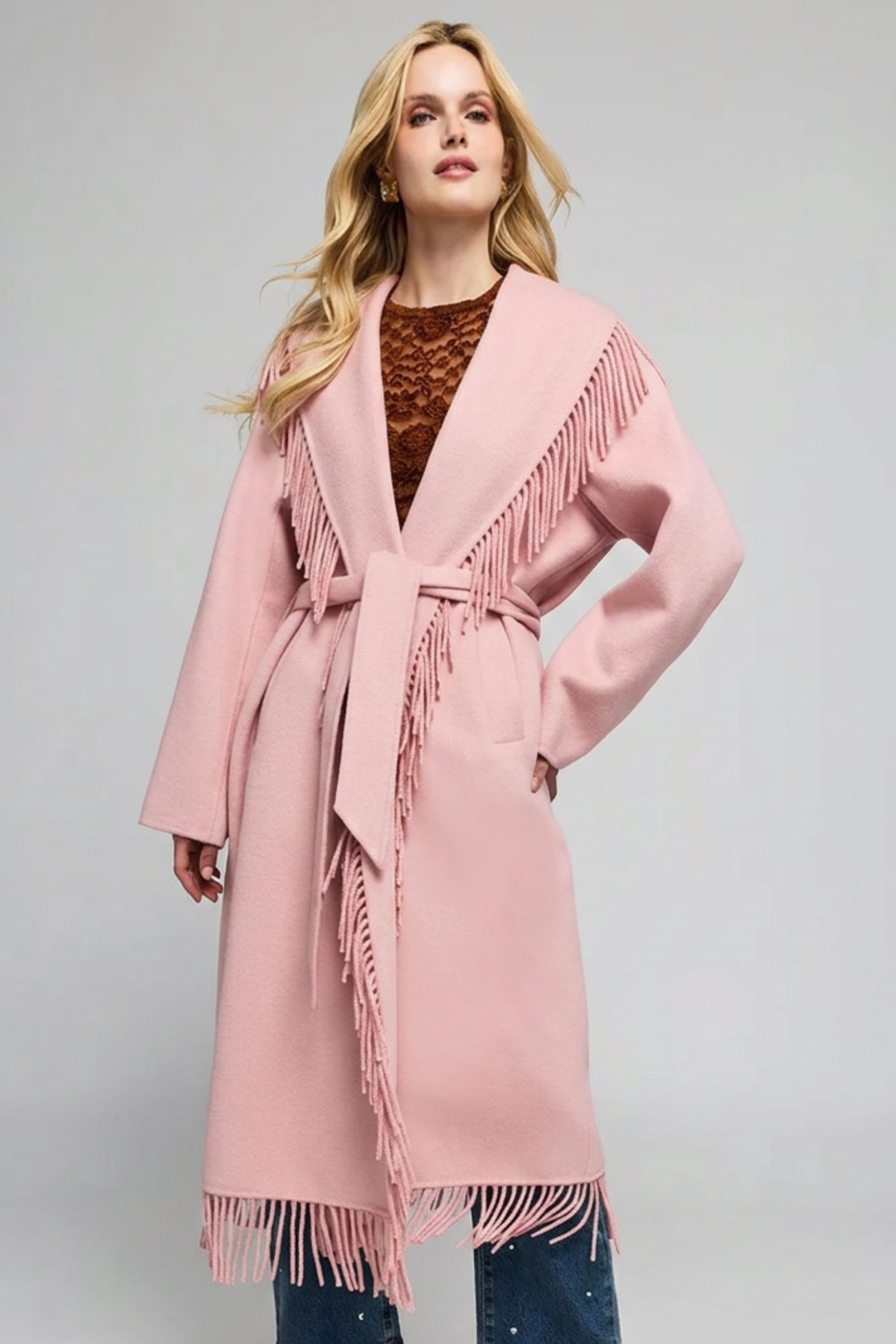 Generation Love Jenny Fringe Coat