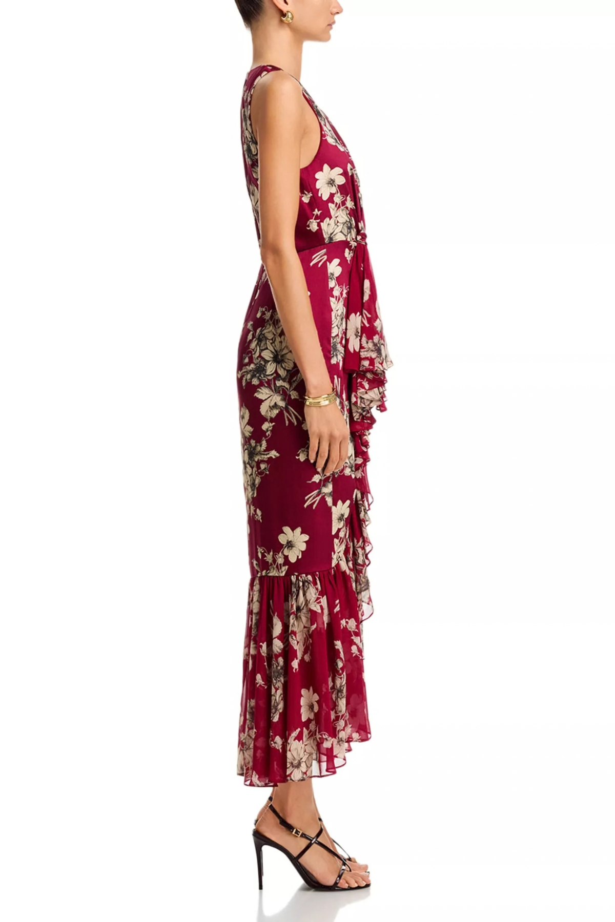 Cinq a Sept Handsketched Floral Cyrus Dress