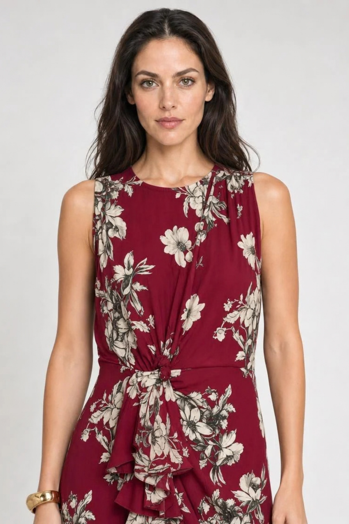Cinq a Sept Handsketched Floral Cyrus Dress