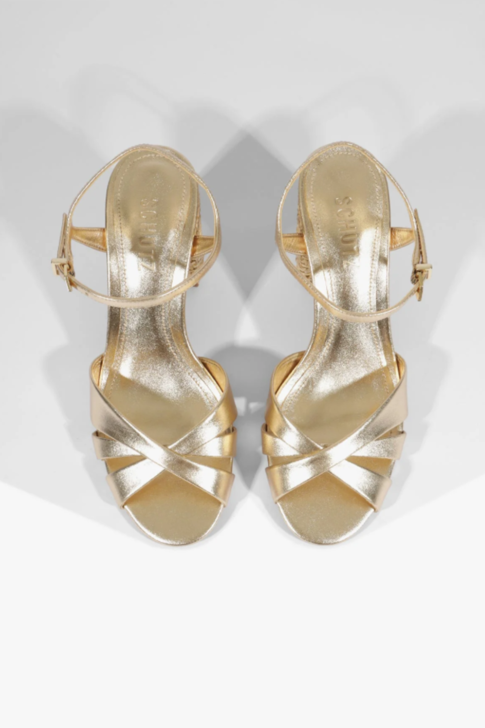 Schutz Keefa Raffia High Block Heel