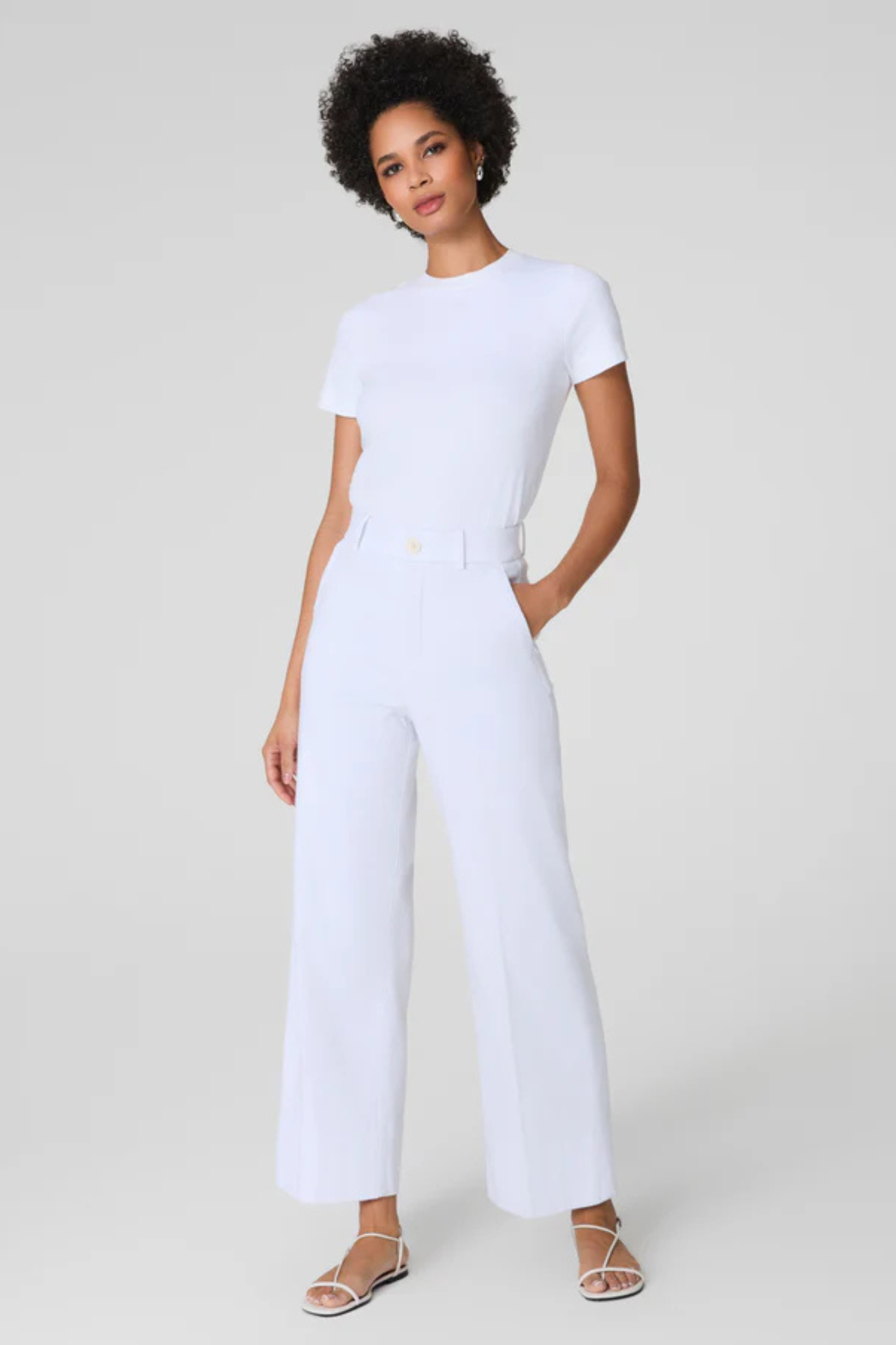 Spanx Cropped Wide Leg Pant