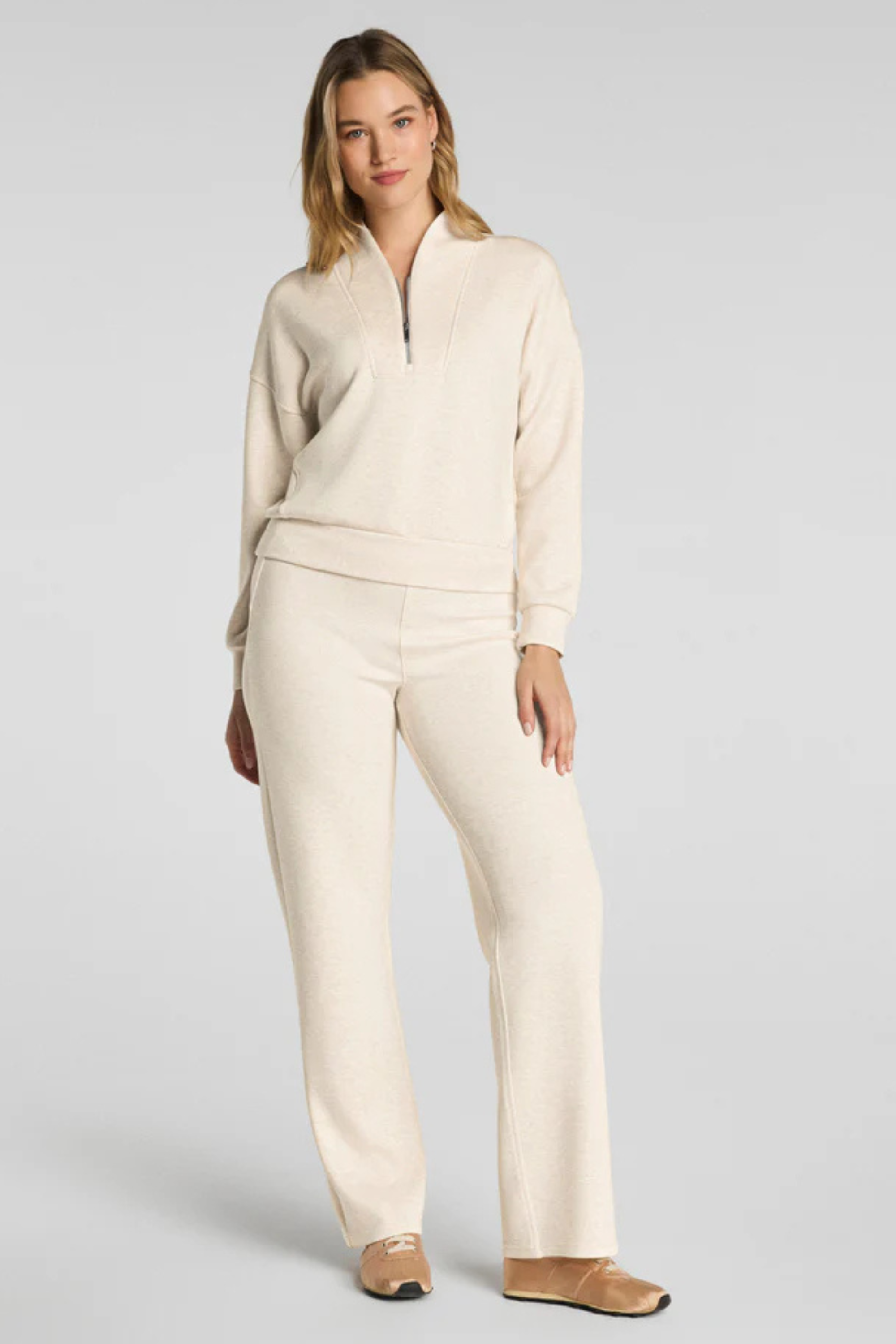 Spanx AirEssentials Straight Leg Pant Oatmeal