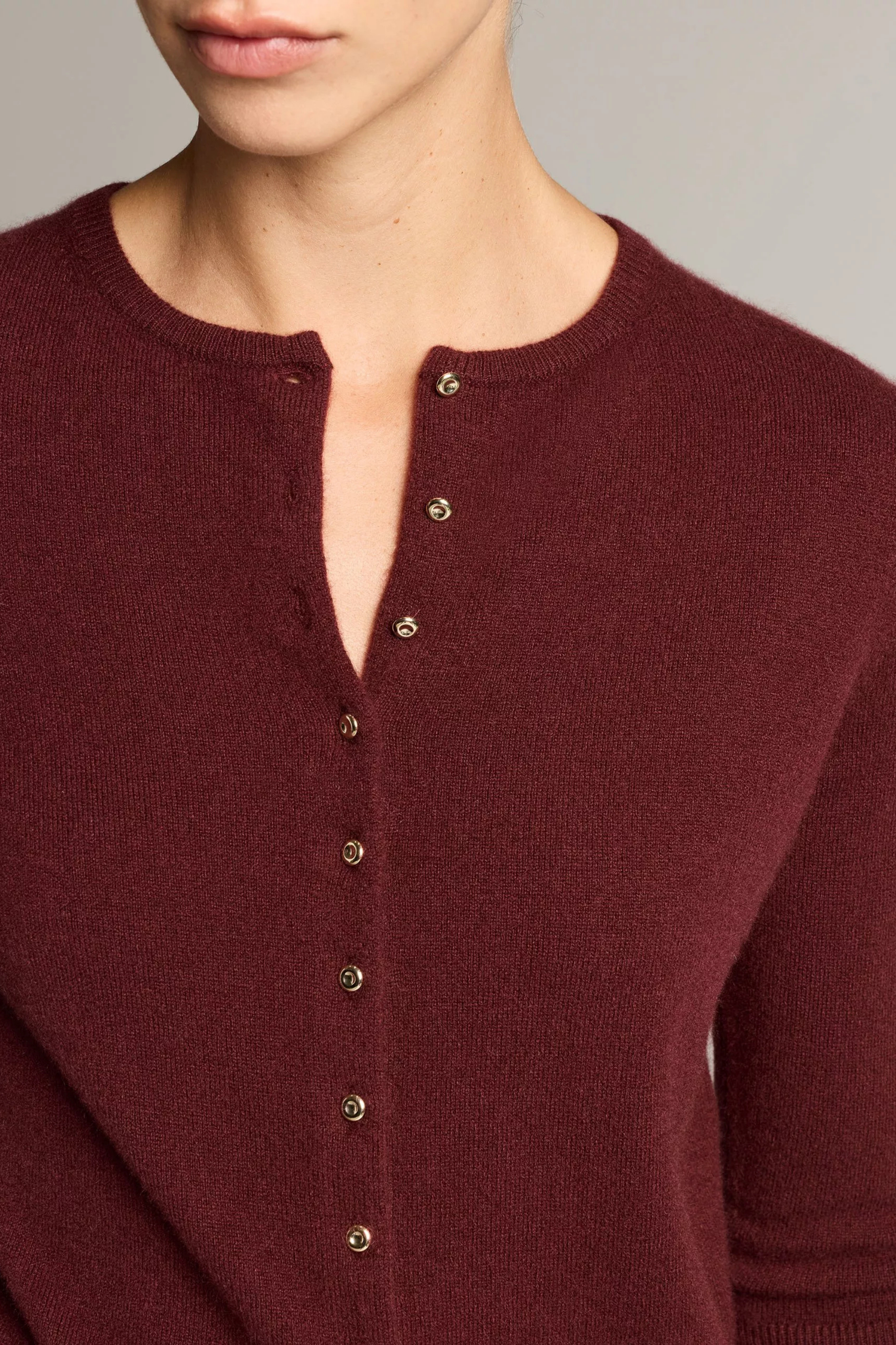 Vince Metal Button Cardi