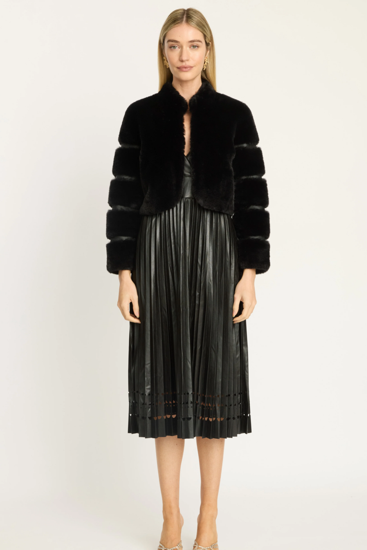 Caballero Abril Faux Fur Jacket