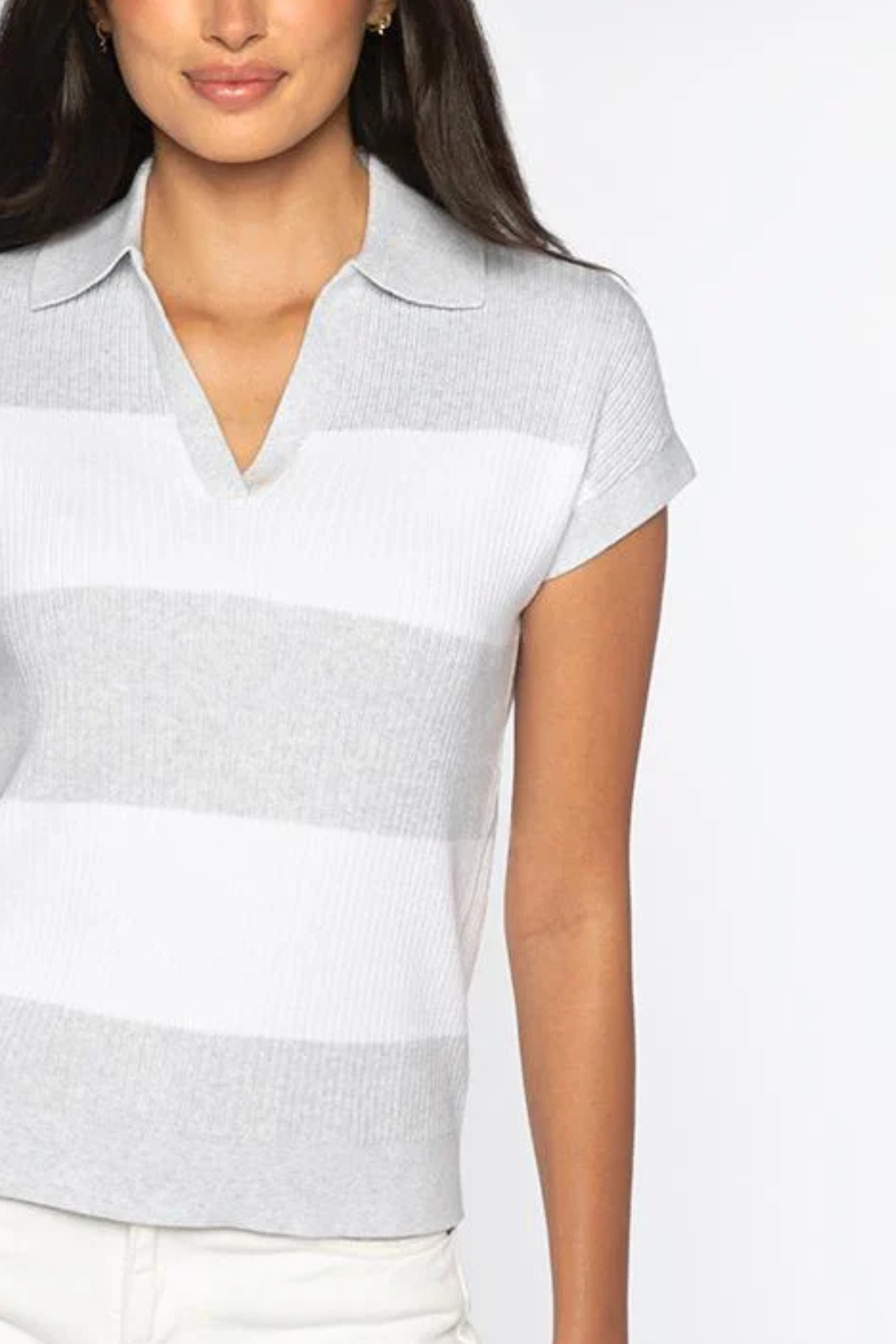 Kinross Rib Split Neck Polo