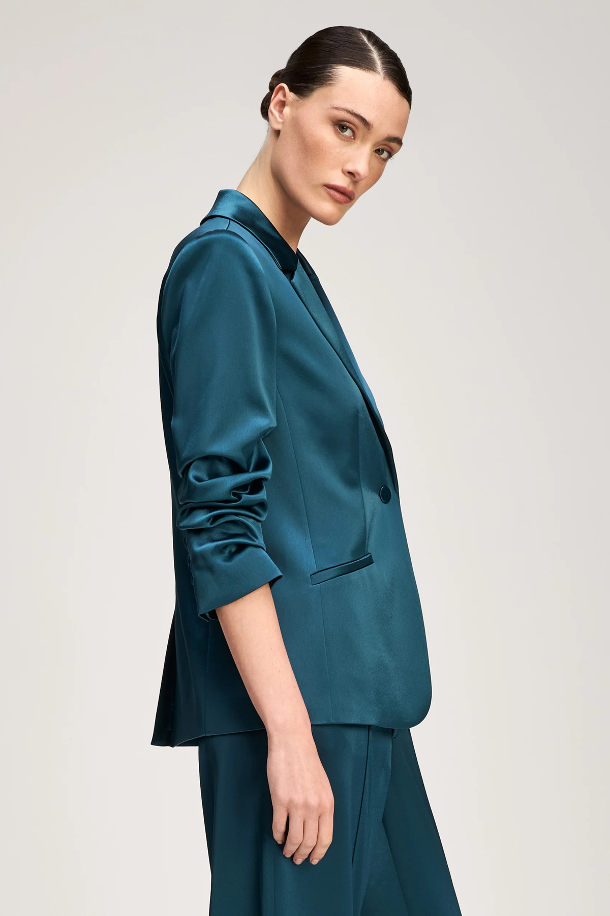 Cinq a Sept Satin Kylie Blazer