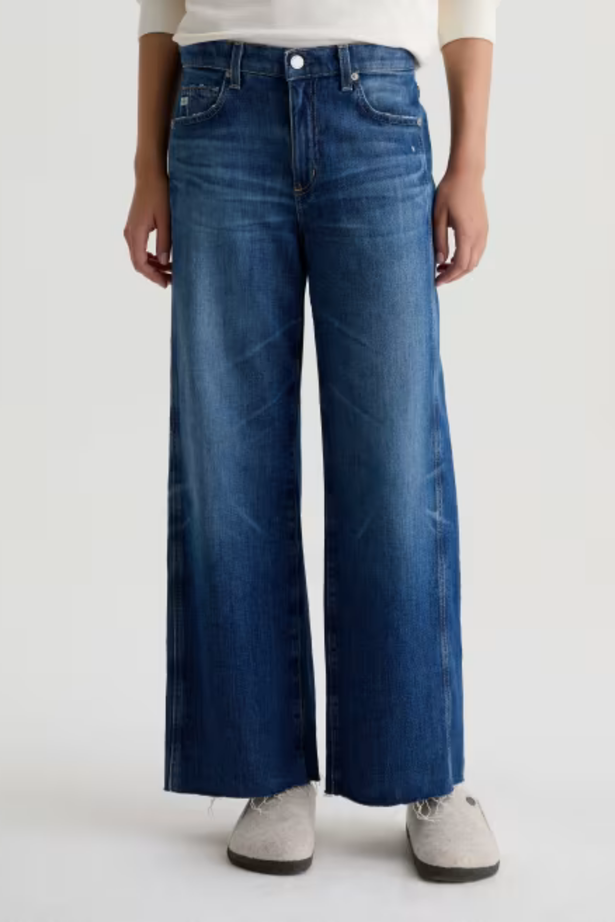 AG Saige Wide Leg Crop Watermist