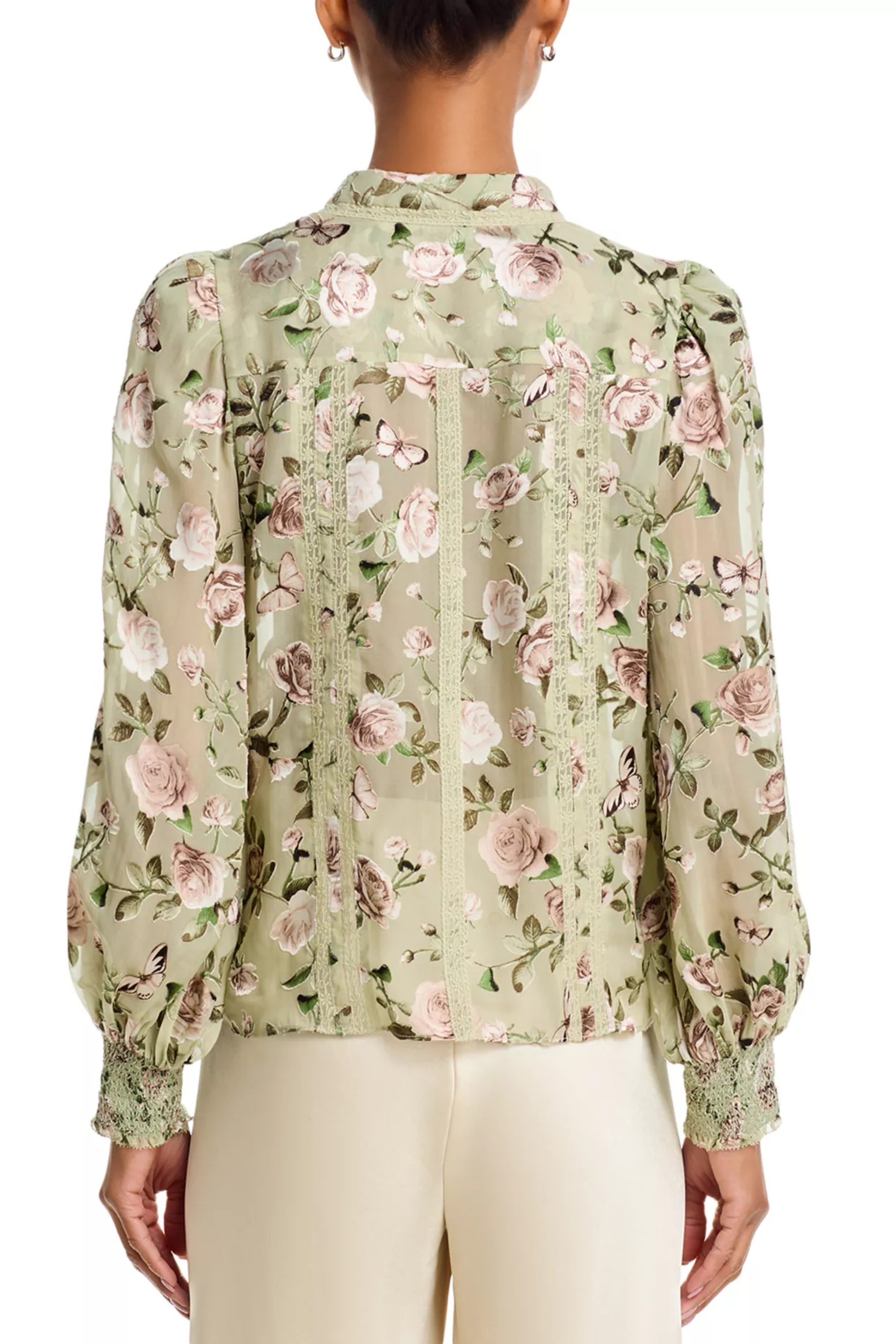 Alice + Olivia Arlette Collared Blouse