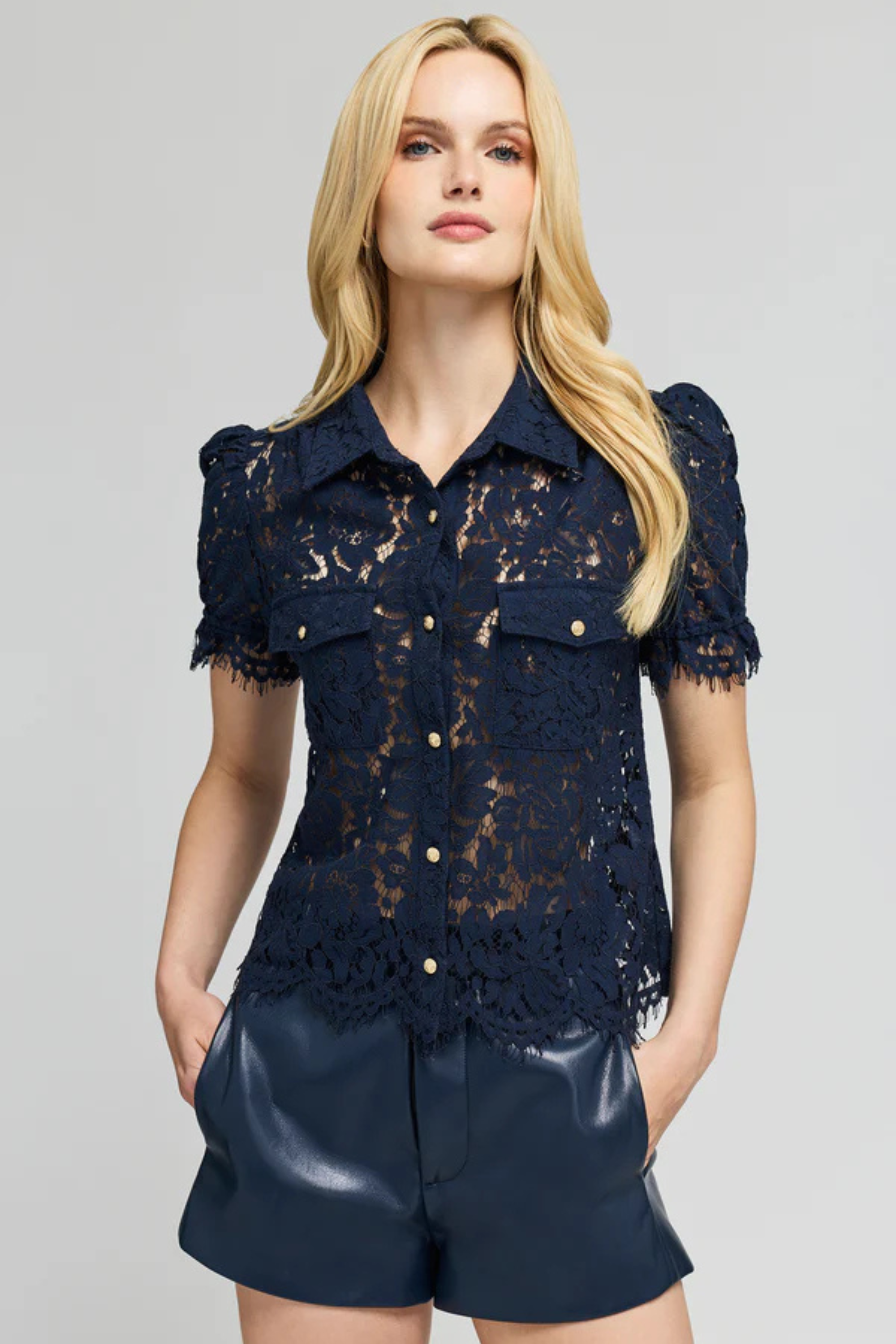 Generation Love Mikaelle Lace Shirt