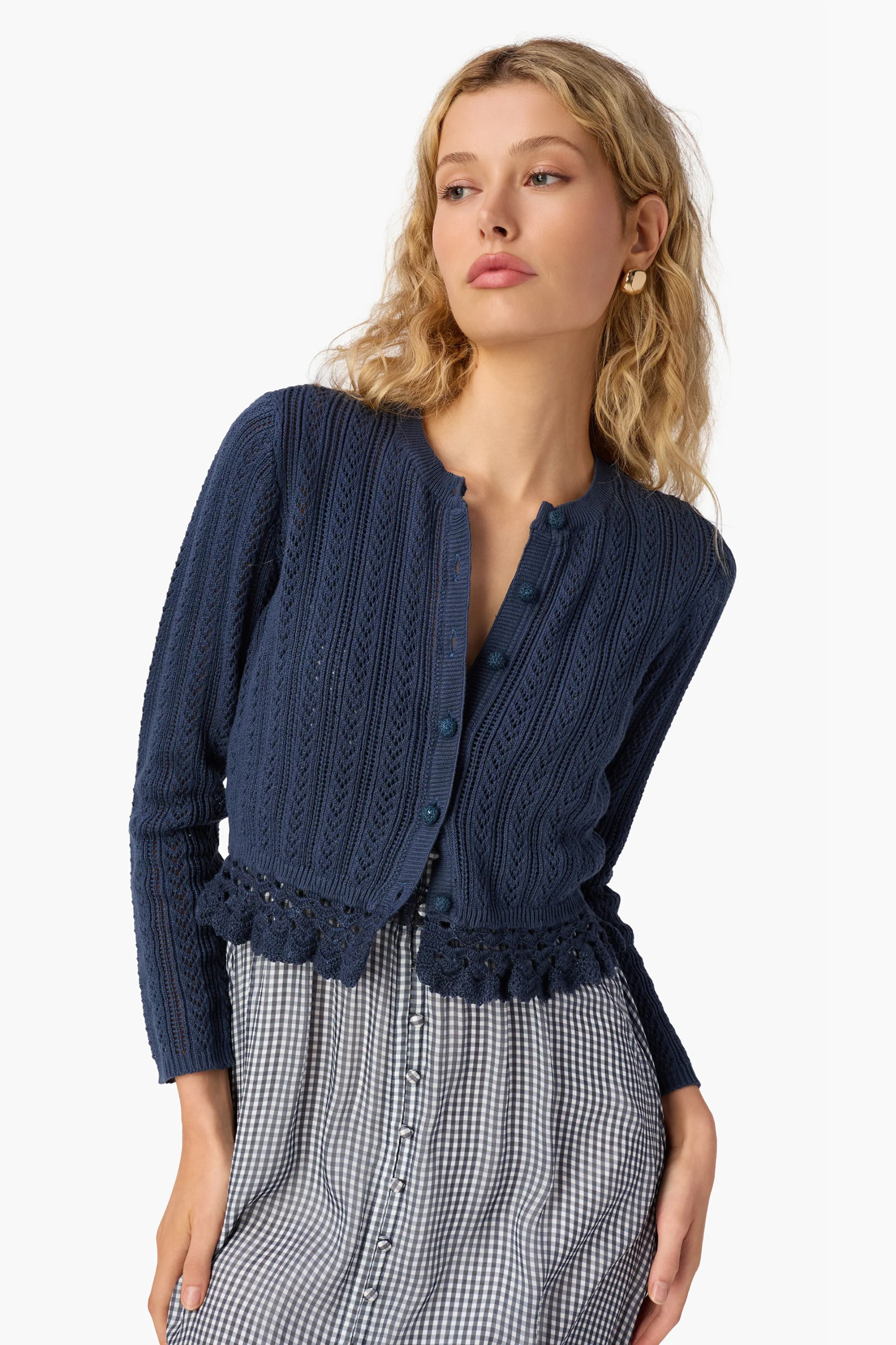 Cami NYC Lilibeth Pointelle Cardi