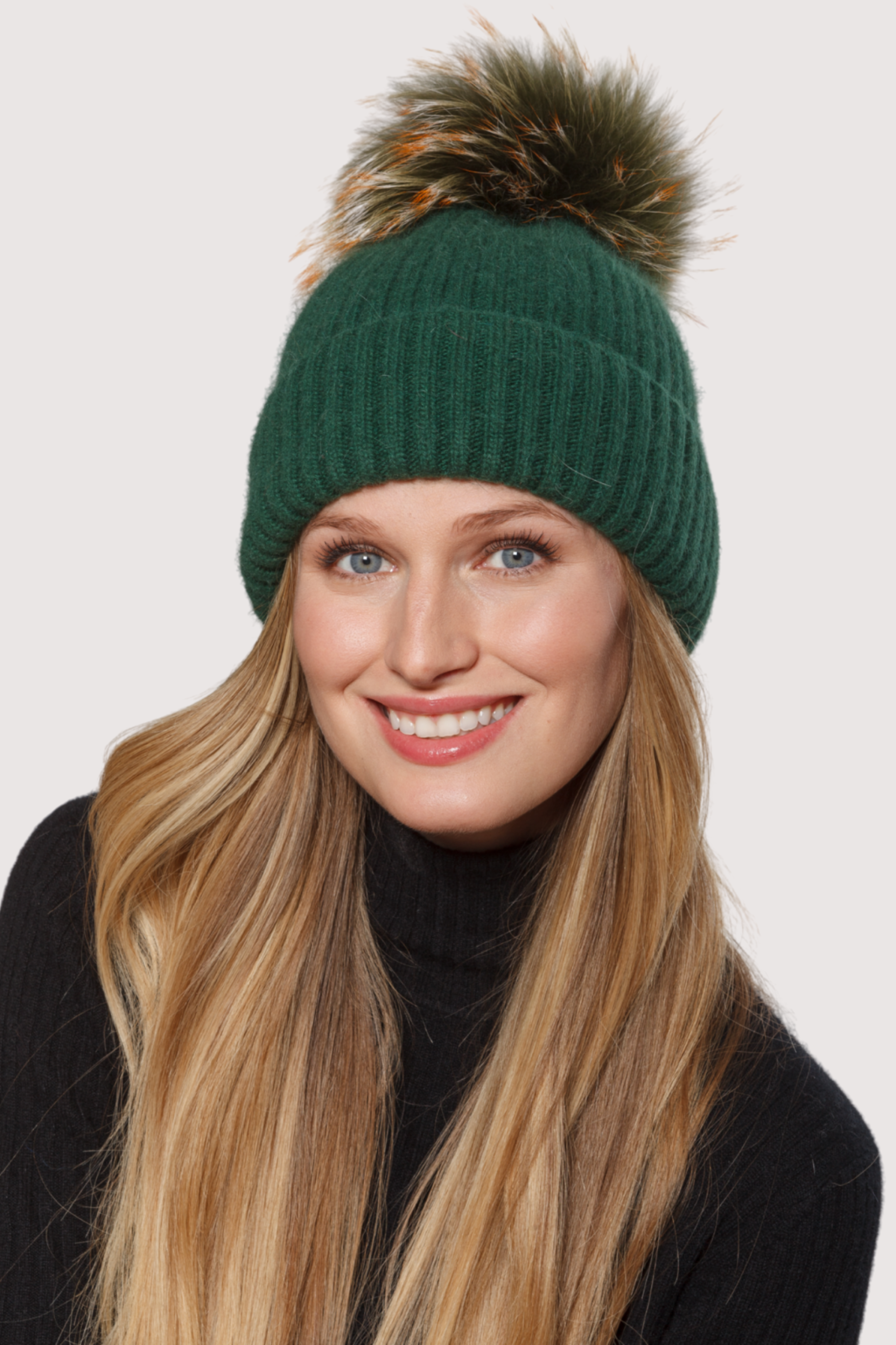 Linda Richards Knit PomPom Hat