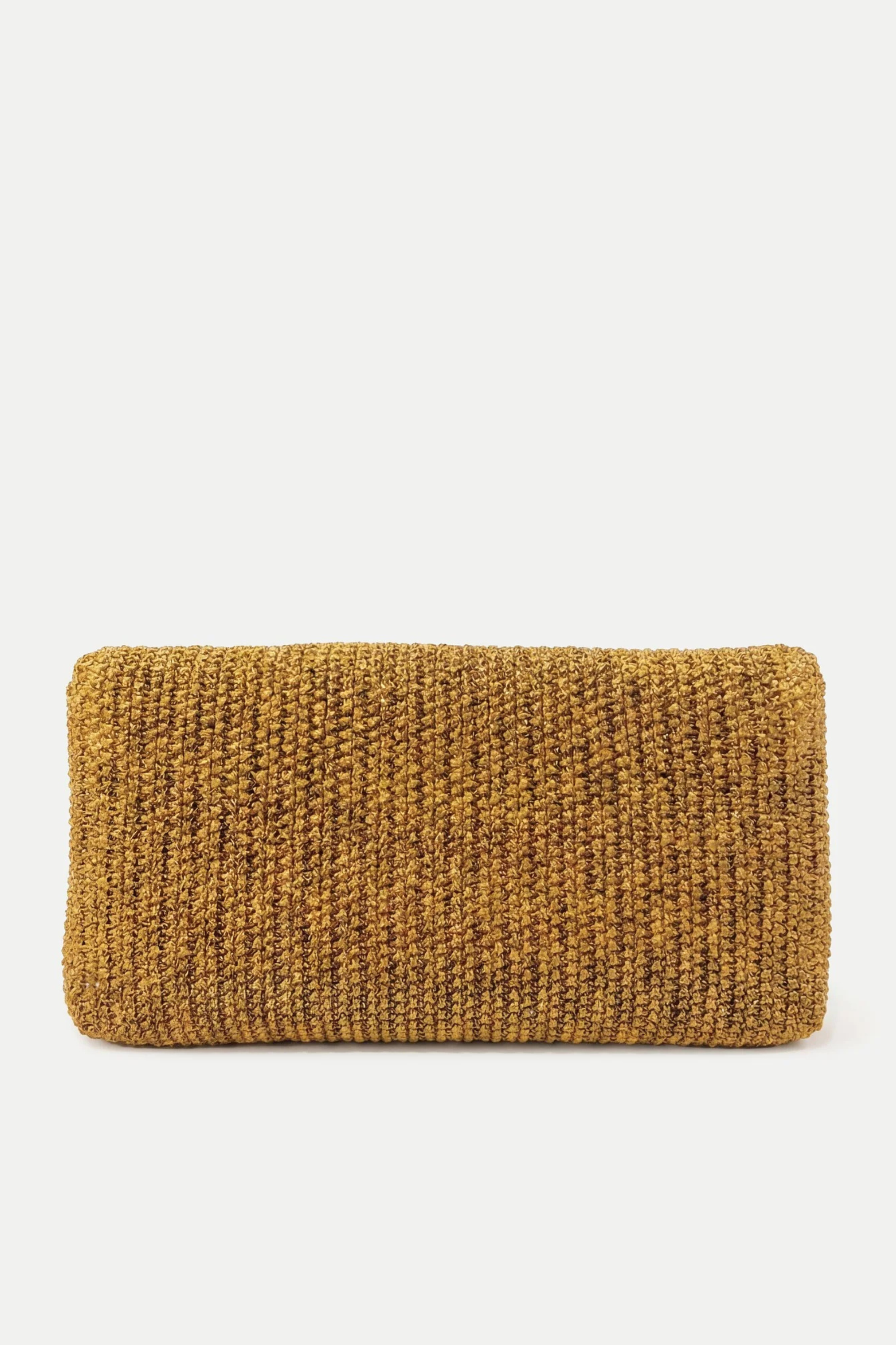 Veronica Beard Raffia Anchor Clutch