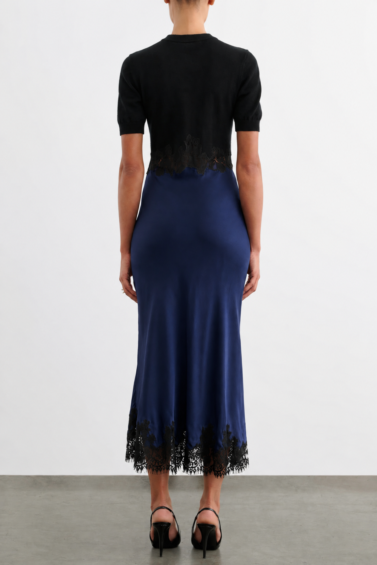 Toccin Kaya Combo Midi Dress