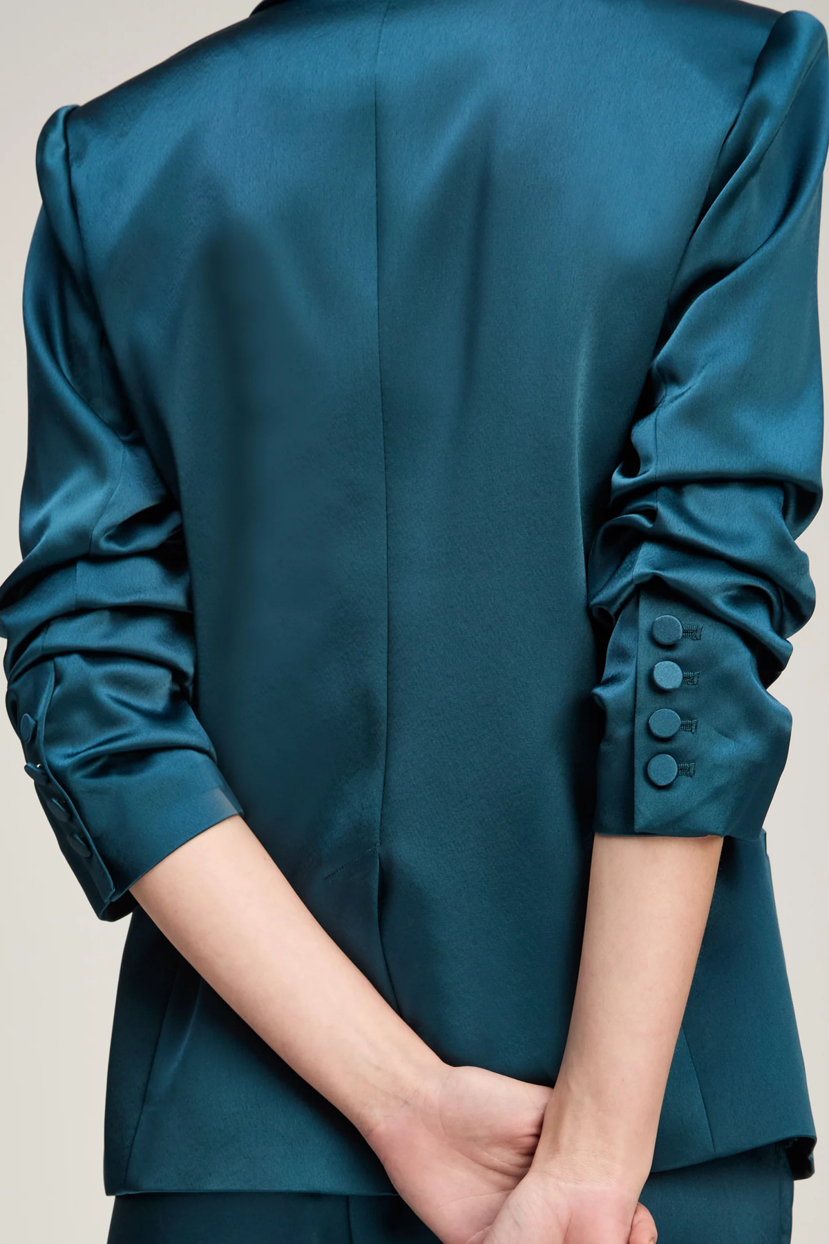 Cinq a Sept Satin Kylie Blazer