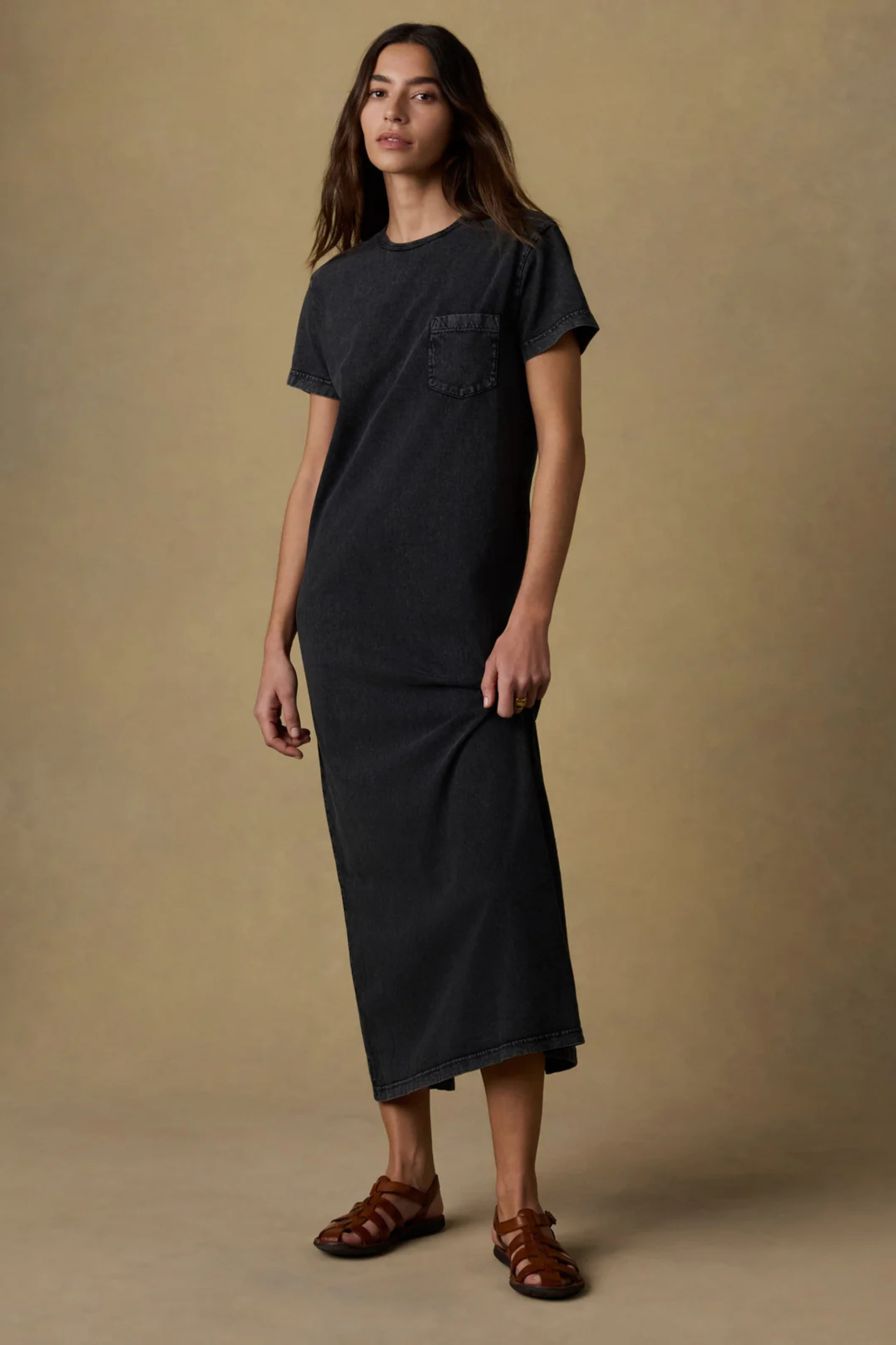 Faherty Recycled Cotton Jersey TShirt Dress