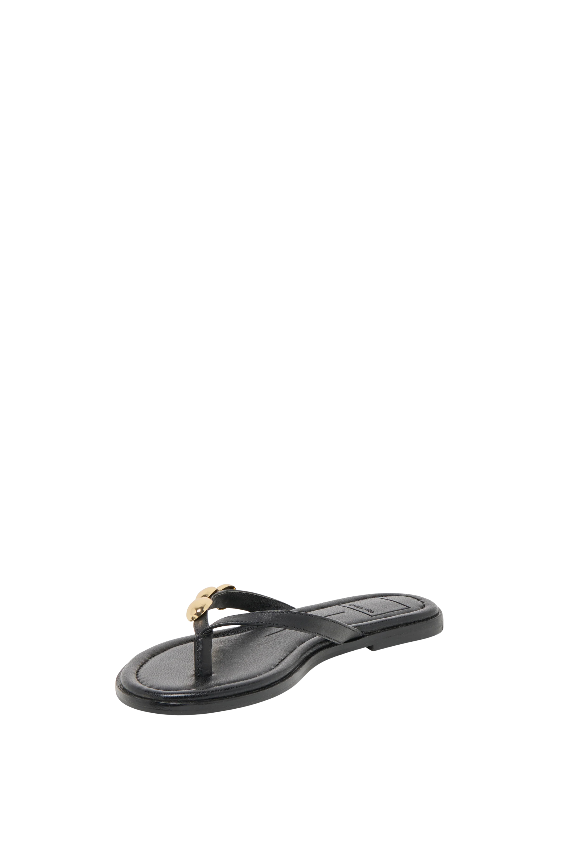 Dolce Vita Juny Black Leather Sandal