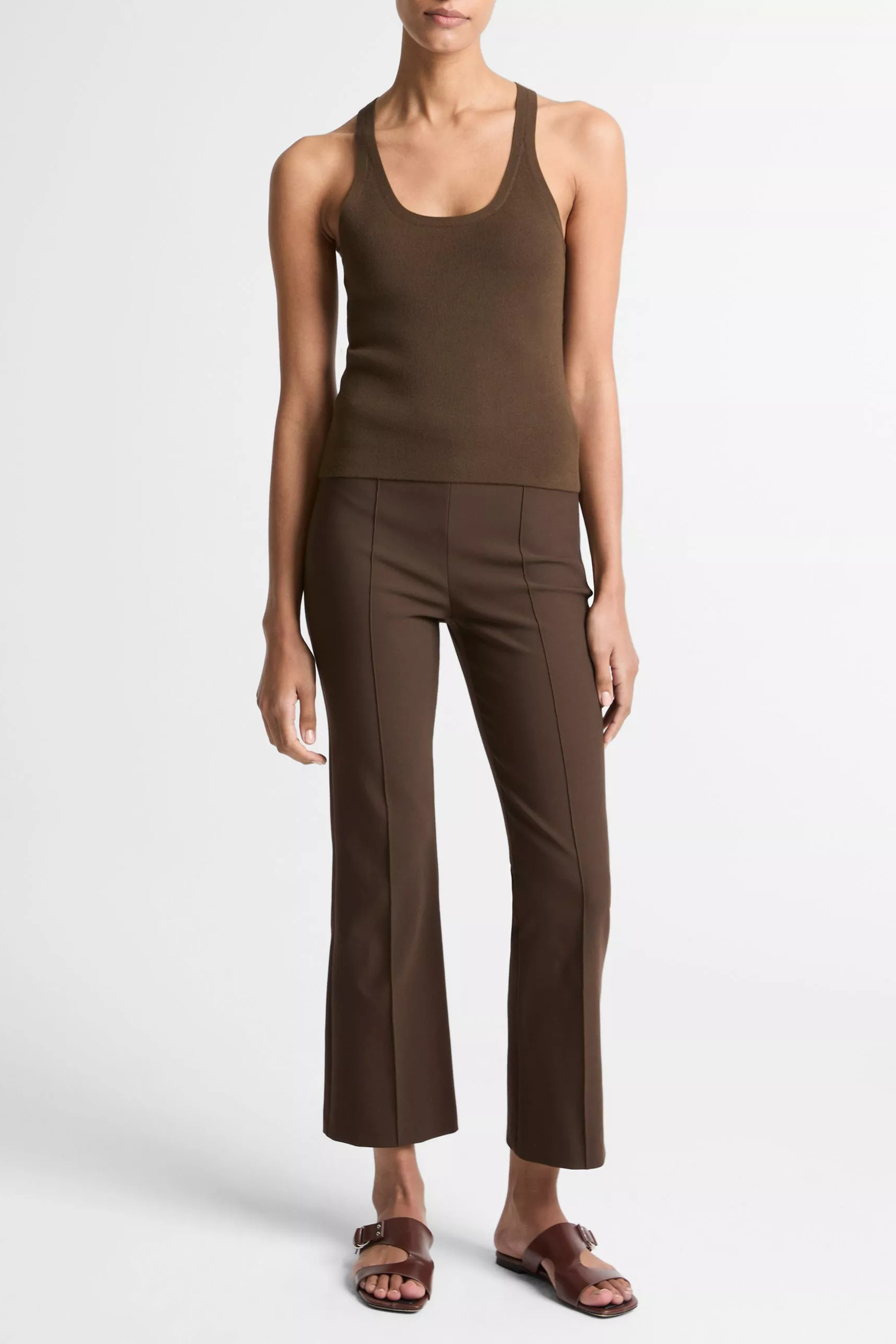 Vince Stretch Scoop Neck Tank