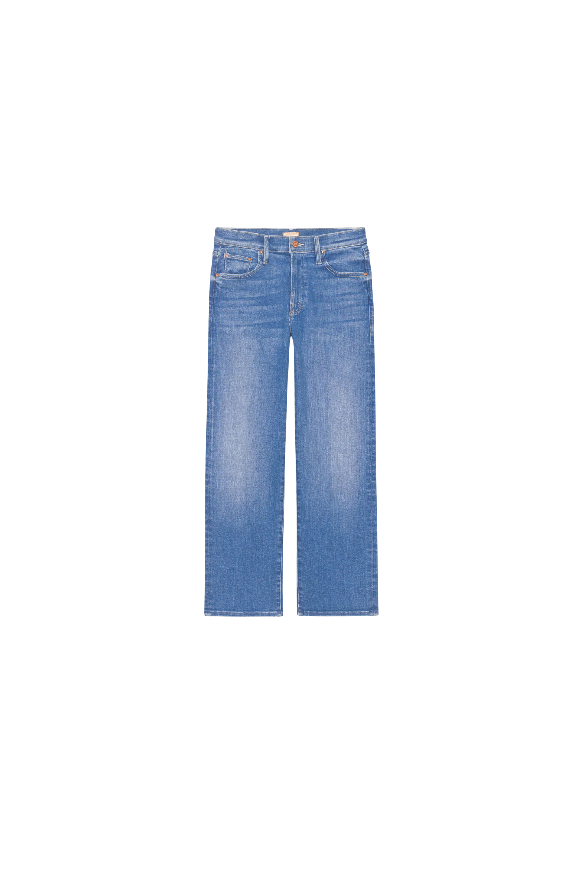 Mother Mid Rise Rambler Zip Ankle in Piece