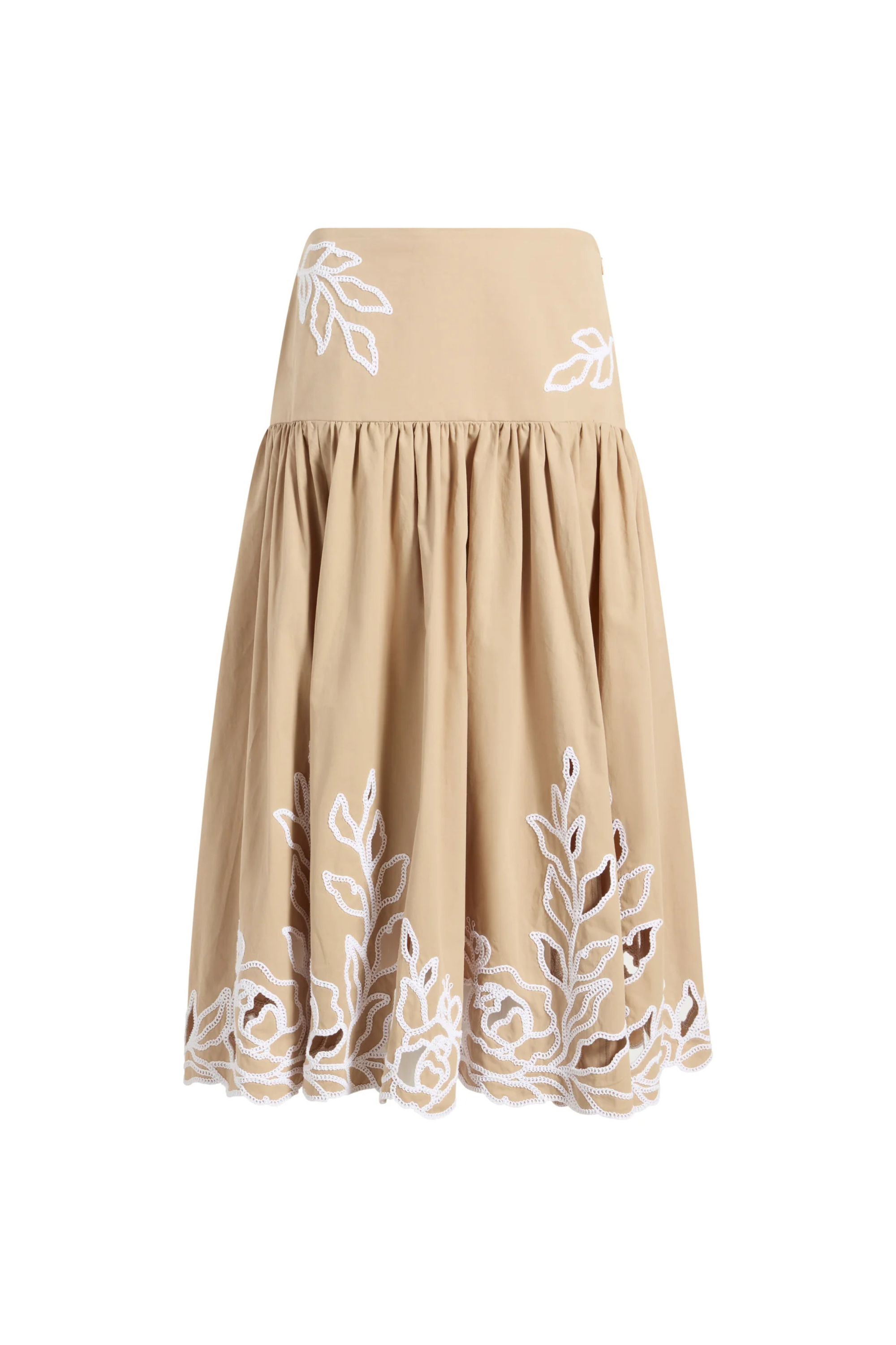 Cinq a Sept Trailing Peonies Tilda Skirt