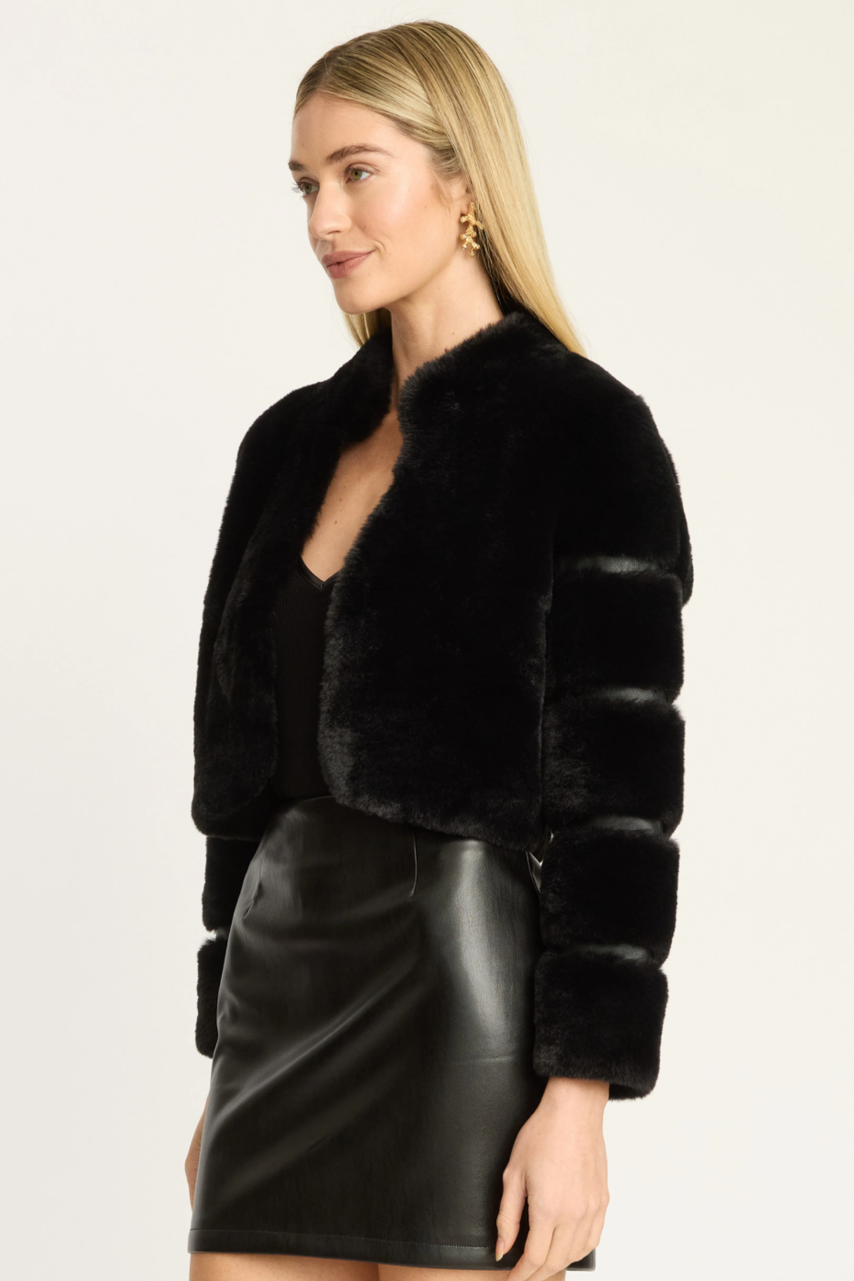 Caballero Abril Faux Fur Jacket