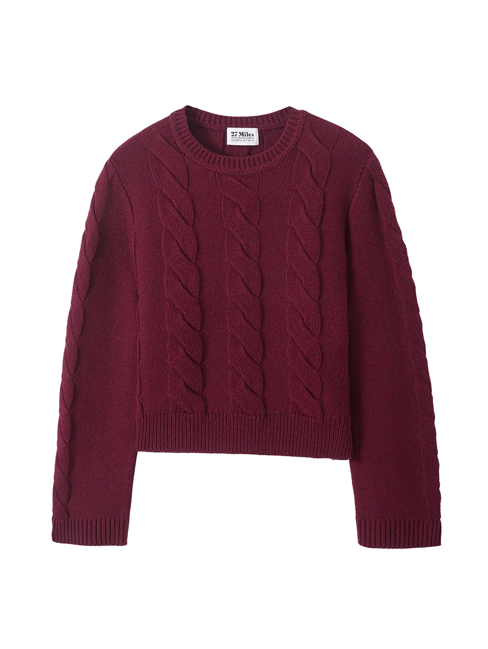 27 Miles Merrit Cable Crew Pullover