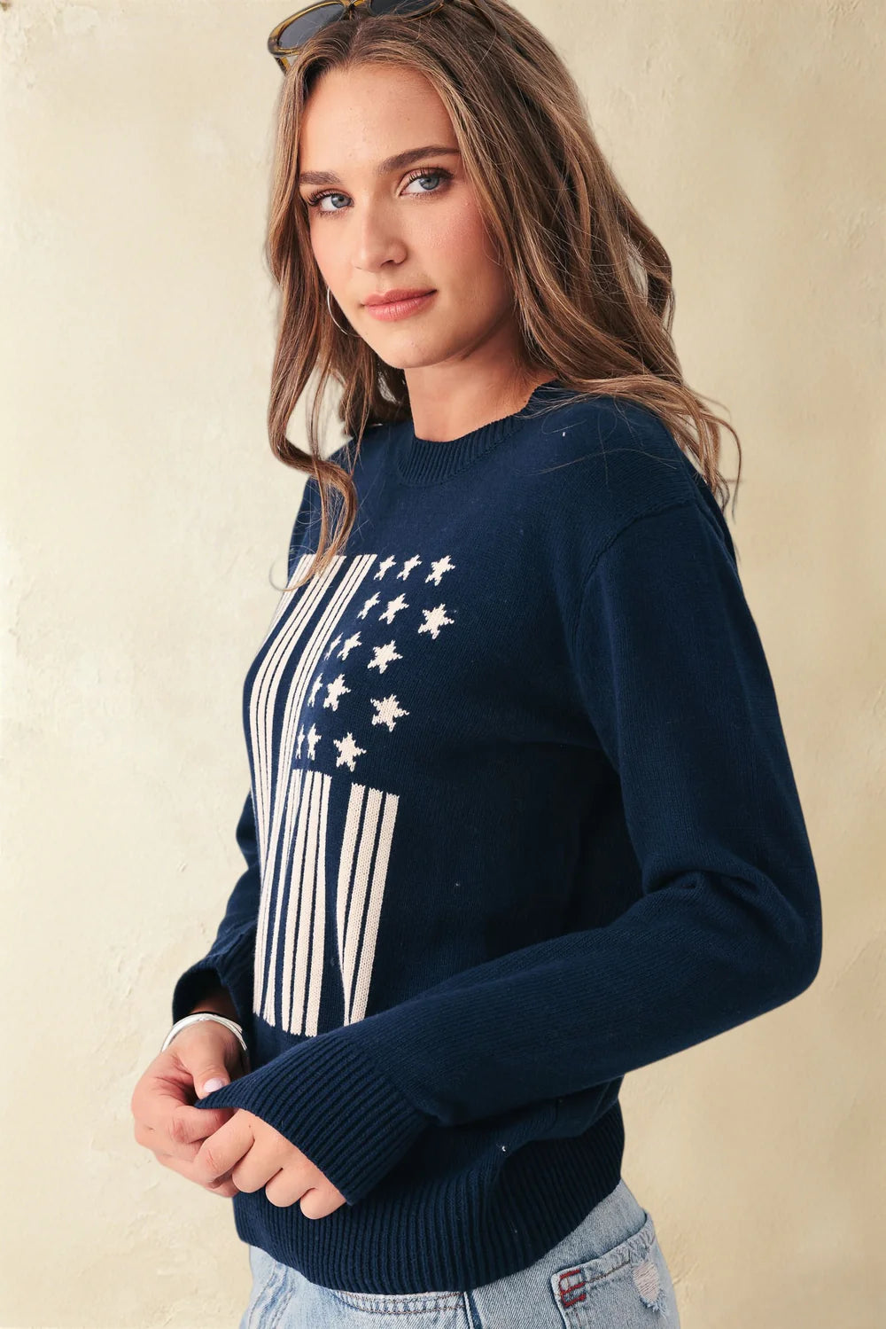27 Miles Liberty Flag Sweater