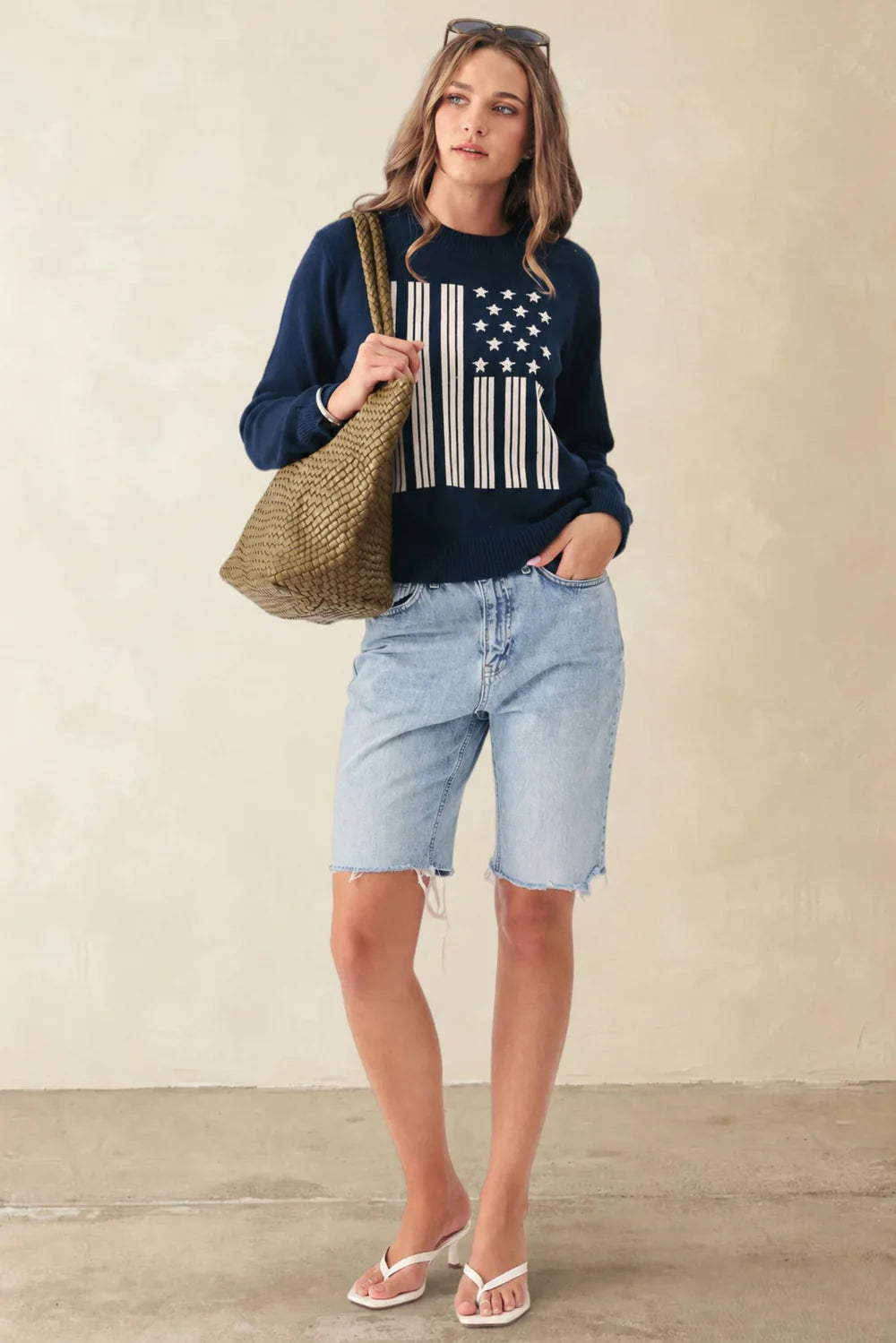 27 Miles Liberty Flag Sweater