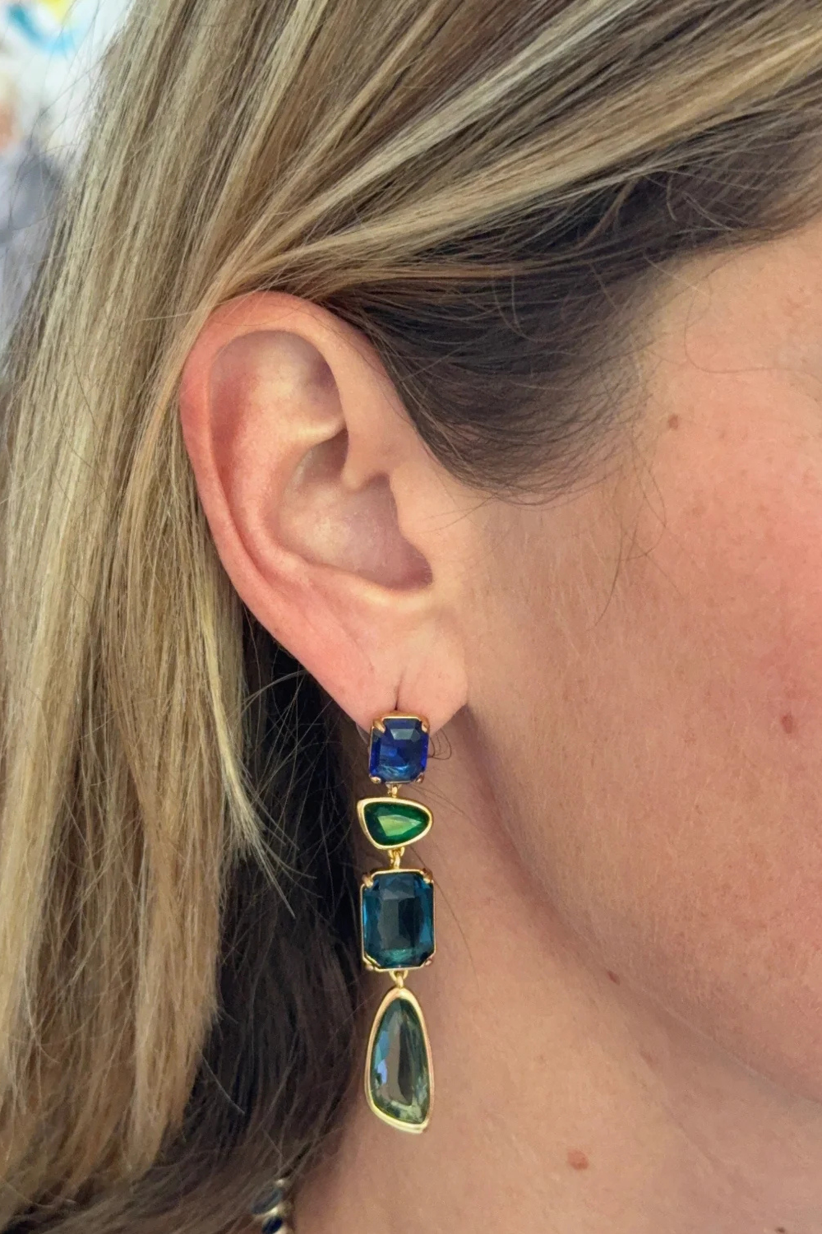 Mignonne Gavigan Cala Earrings, Blues