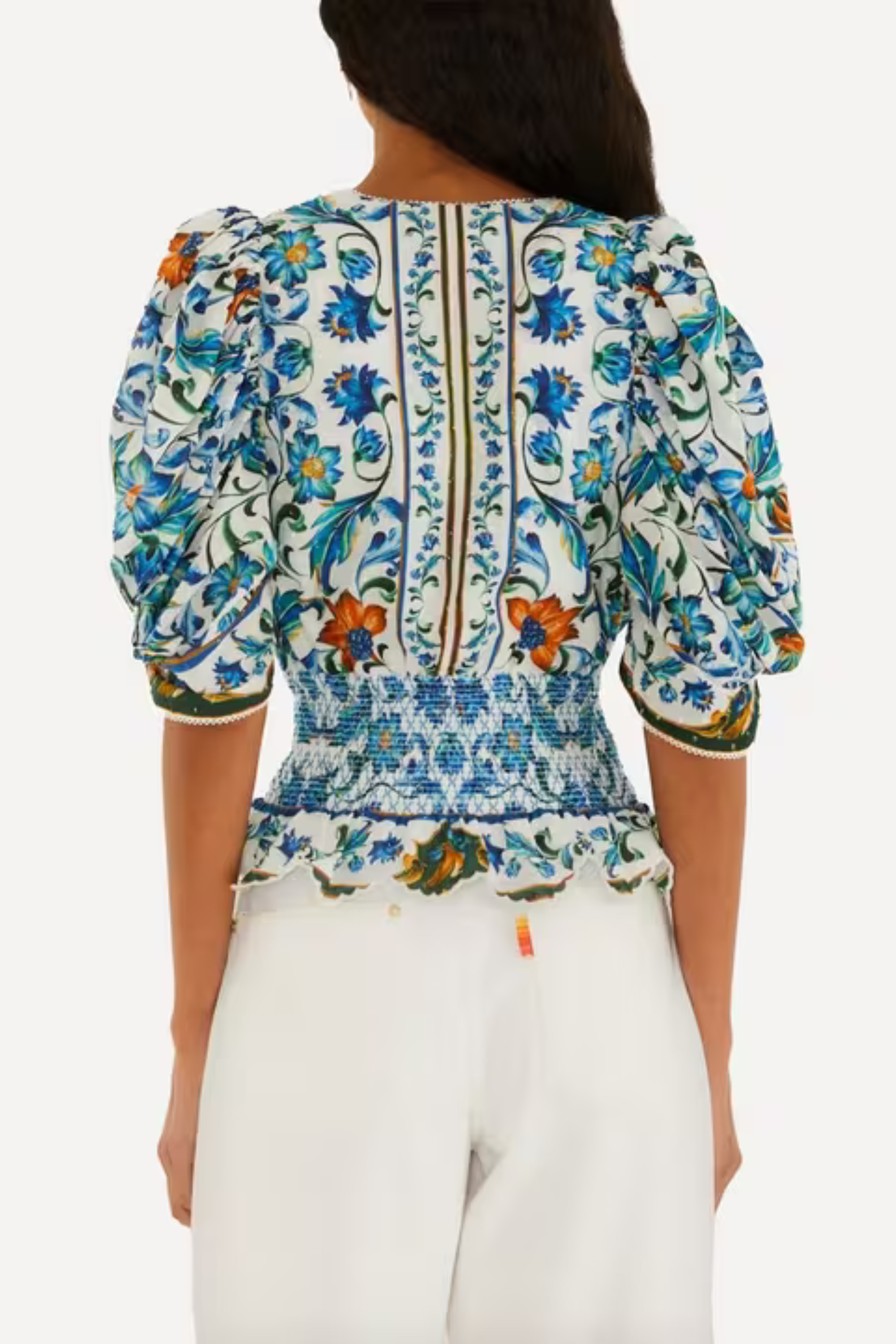 Farm Rio Flora Tile Blouse