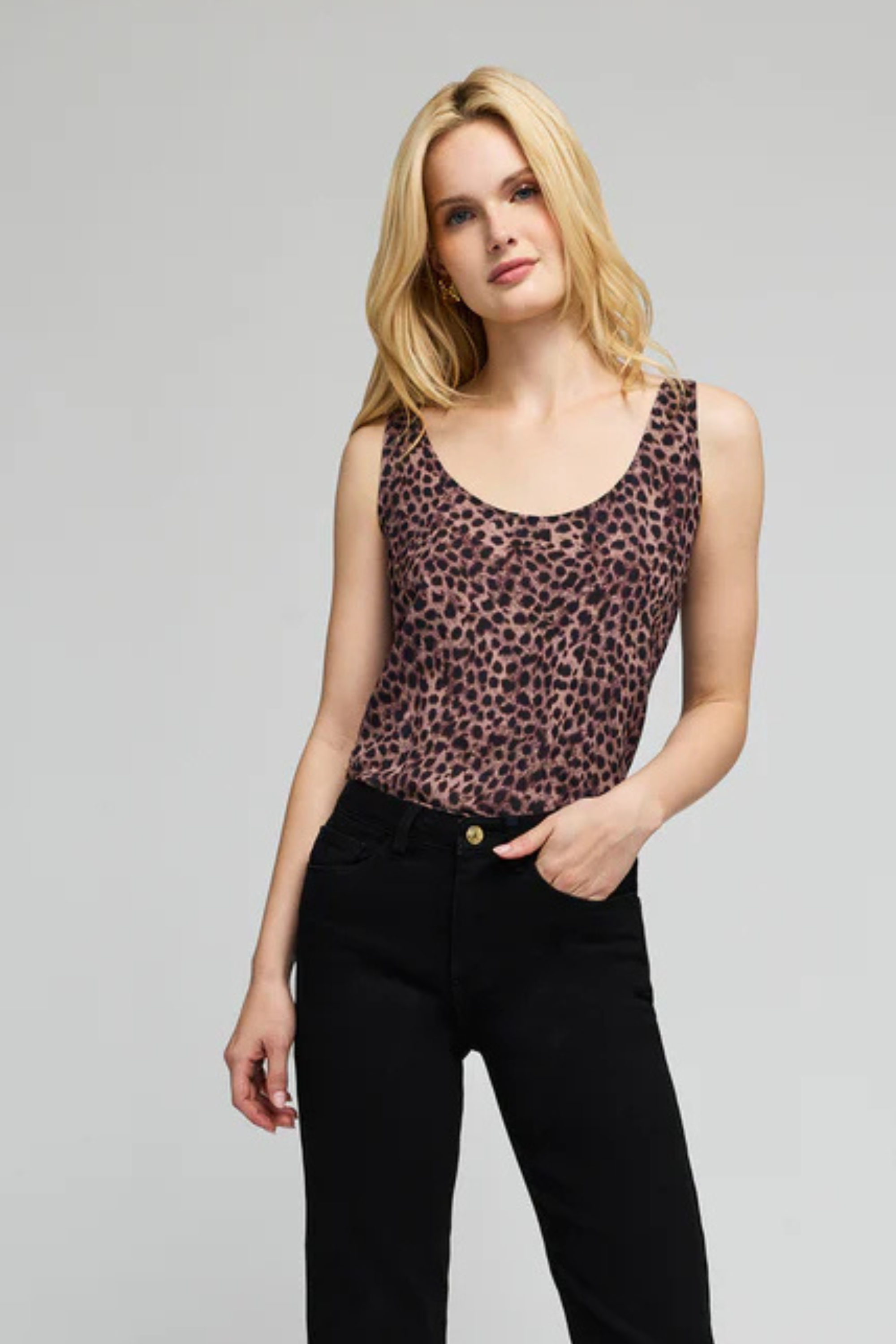 Generation Love Irene Leopard Tank Blouse
