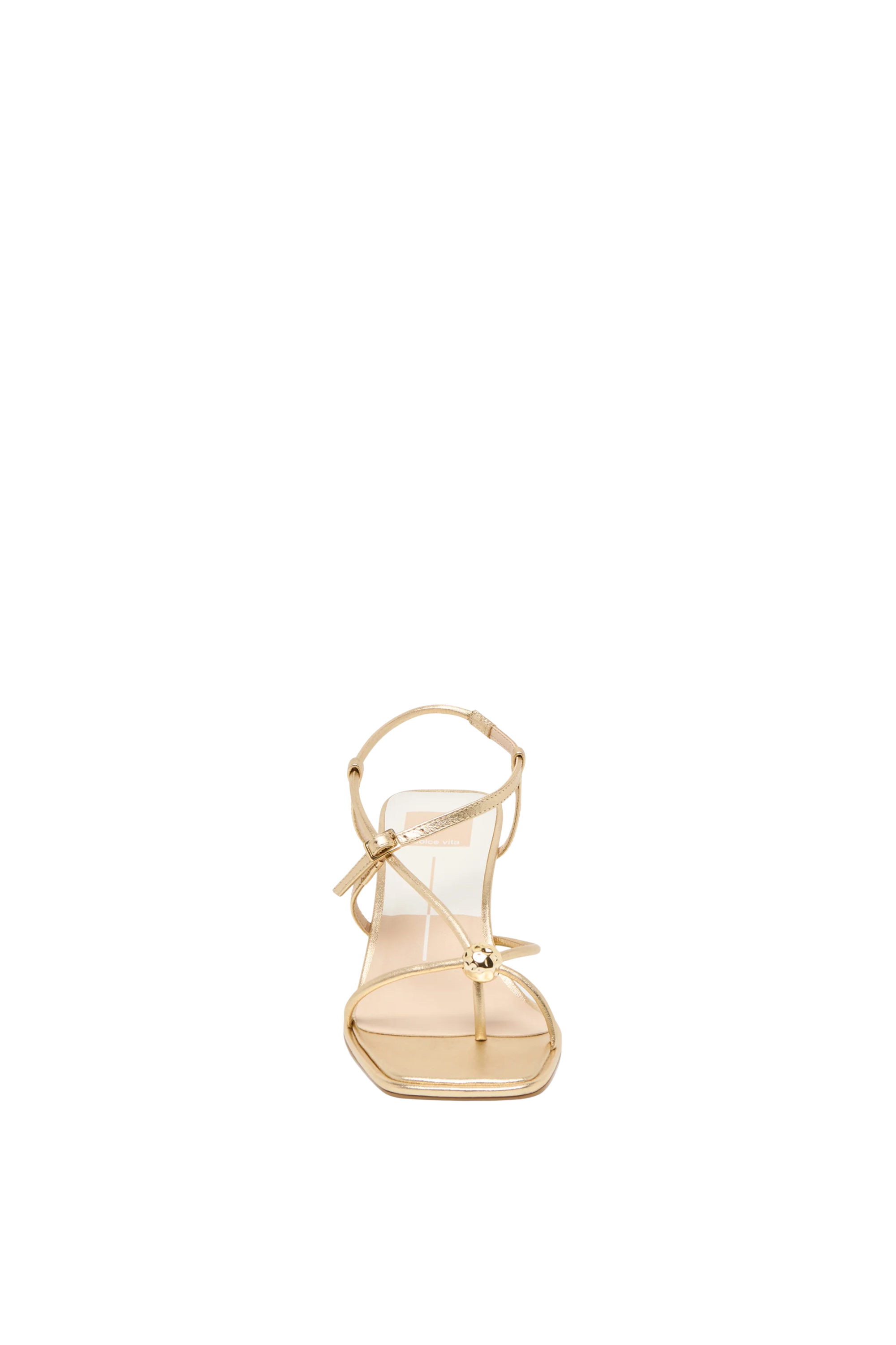 Dolce Vita Mylee Gold Leather Strappy Sandal