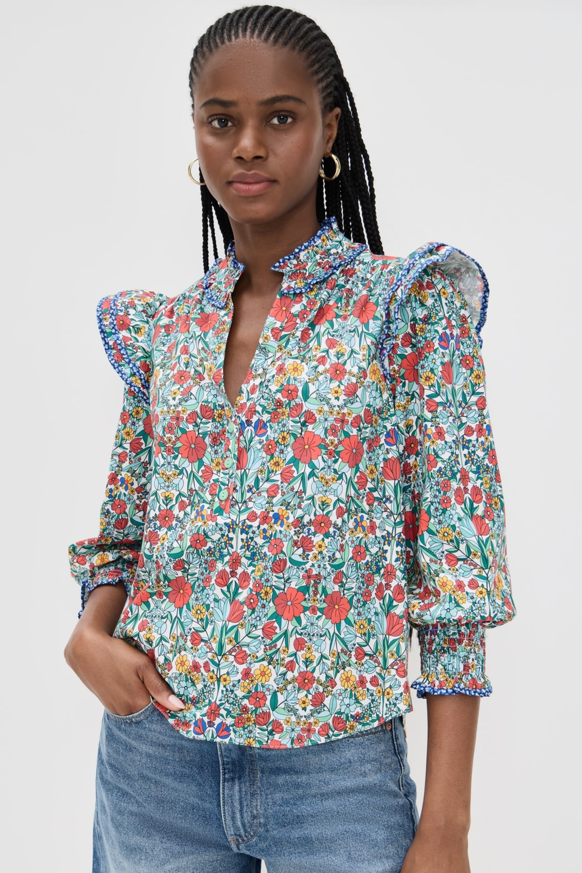 Shoshanna Bevil Top