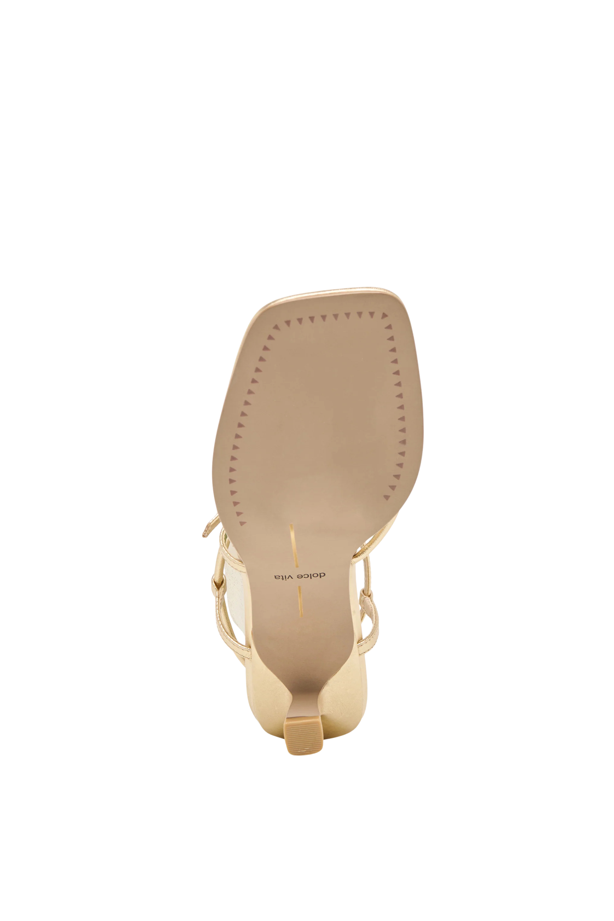 Dolce Vita Mylee Gold Leather Strappy Sandal