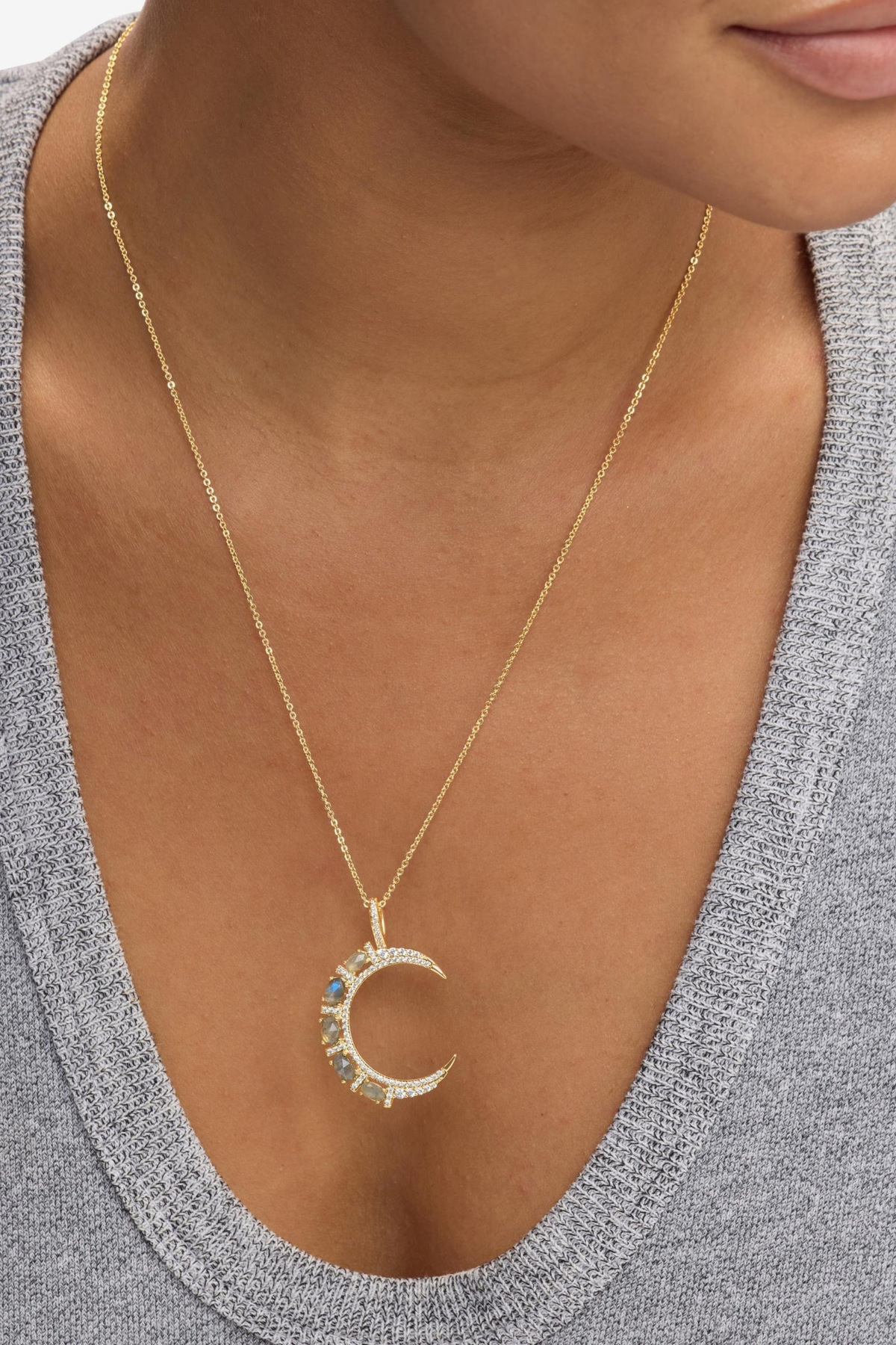 Melinda Maria She's an Icon Moon Neck Lab